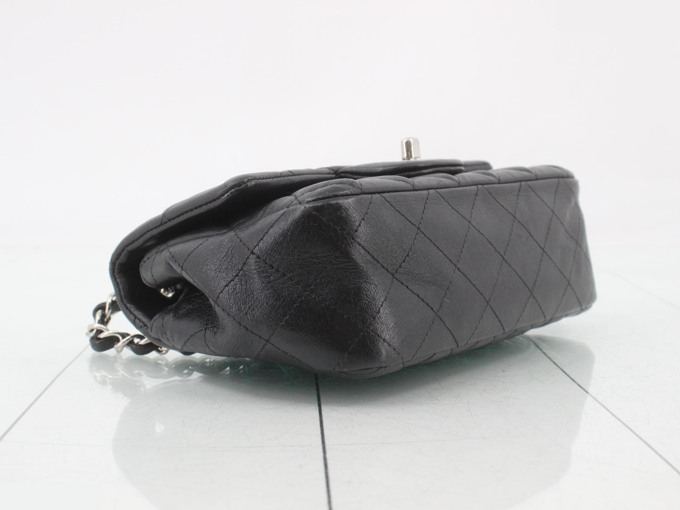 Lambskin Mini Matelassé Chain Shoulder Bag — view 5