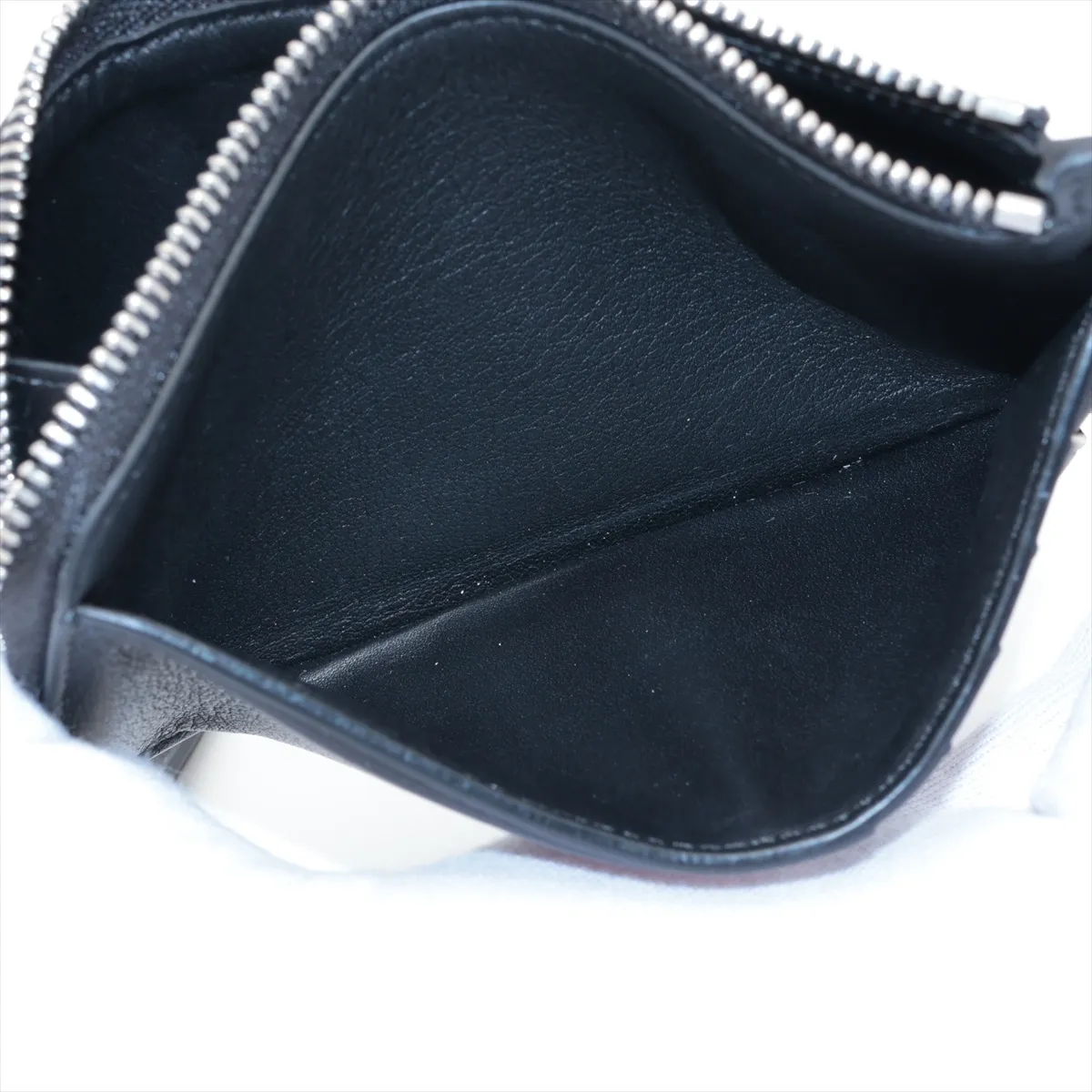 Puzzle Leather Fragment Case, Black — view 4