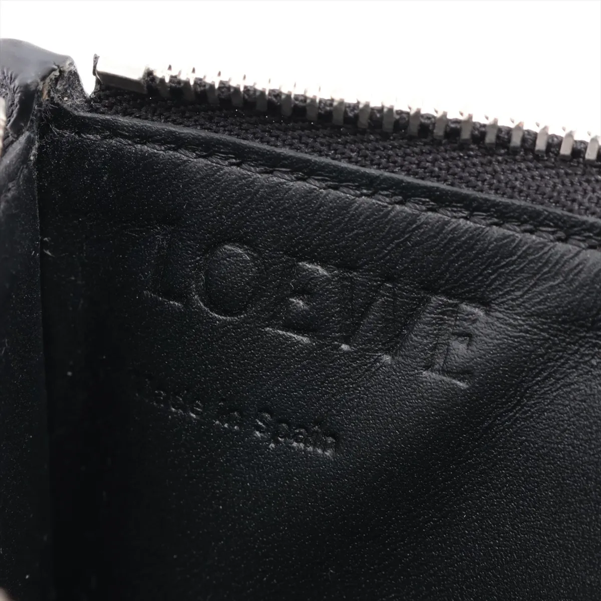 Puzzle Leather Fragment Case, Black — view 5
