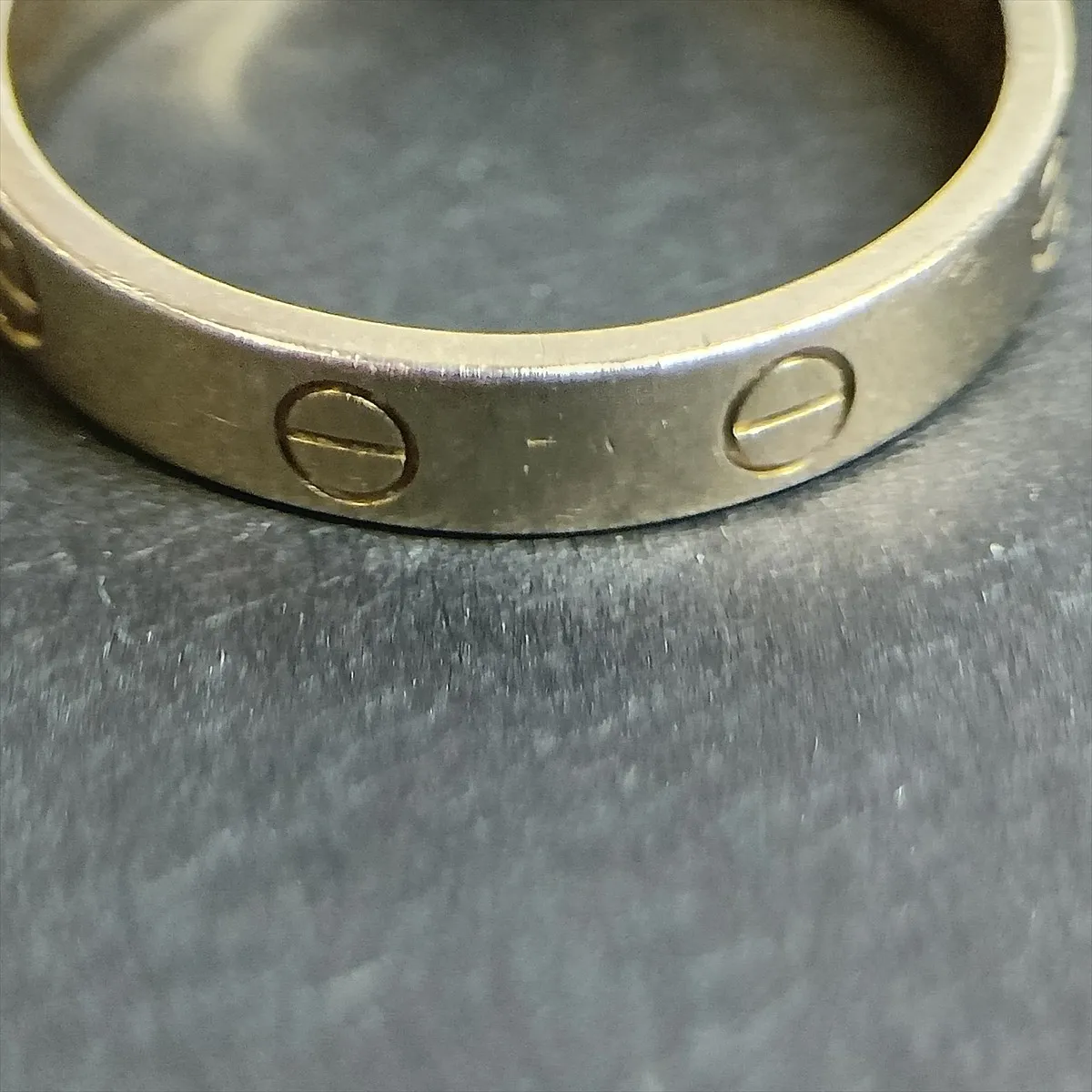 Mini Love Ring, 750 (WG), 5.1g, Size 60, Nameplate, EZ9295, Dents, B4049660 — view 8