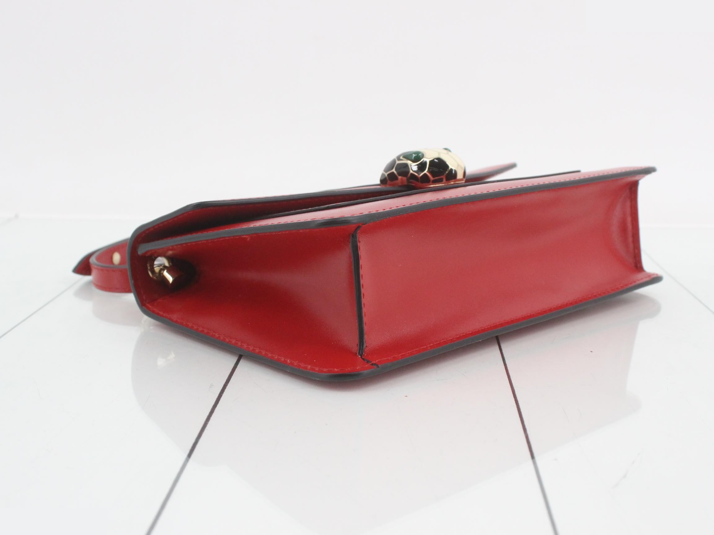 Serpenti Forever Shoulder Bag with Mirror — view 5
