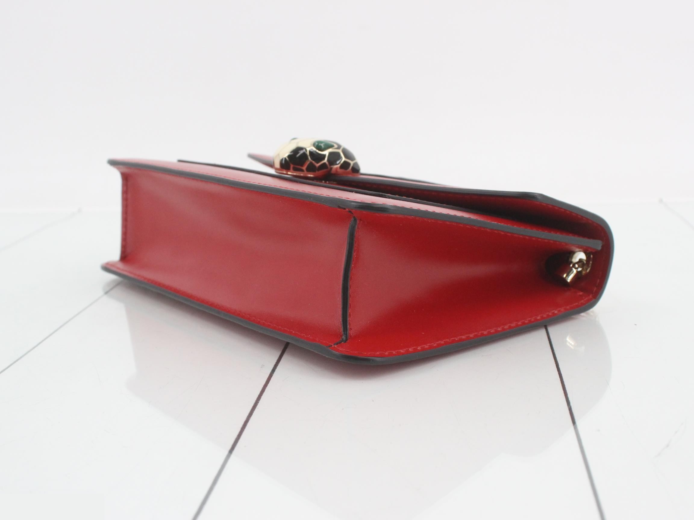 Serpenti Forever Shoulder Bag with Mirror — view 6