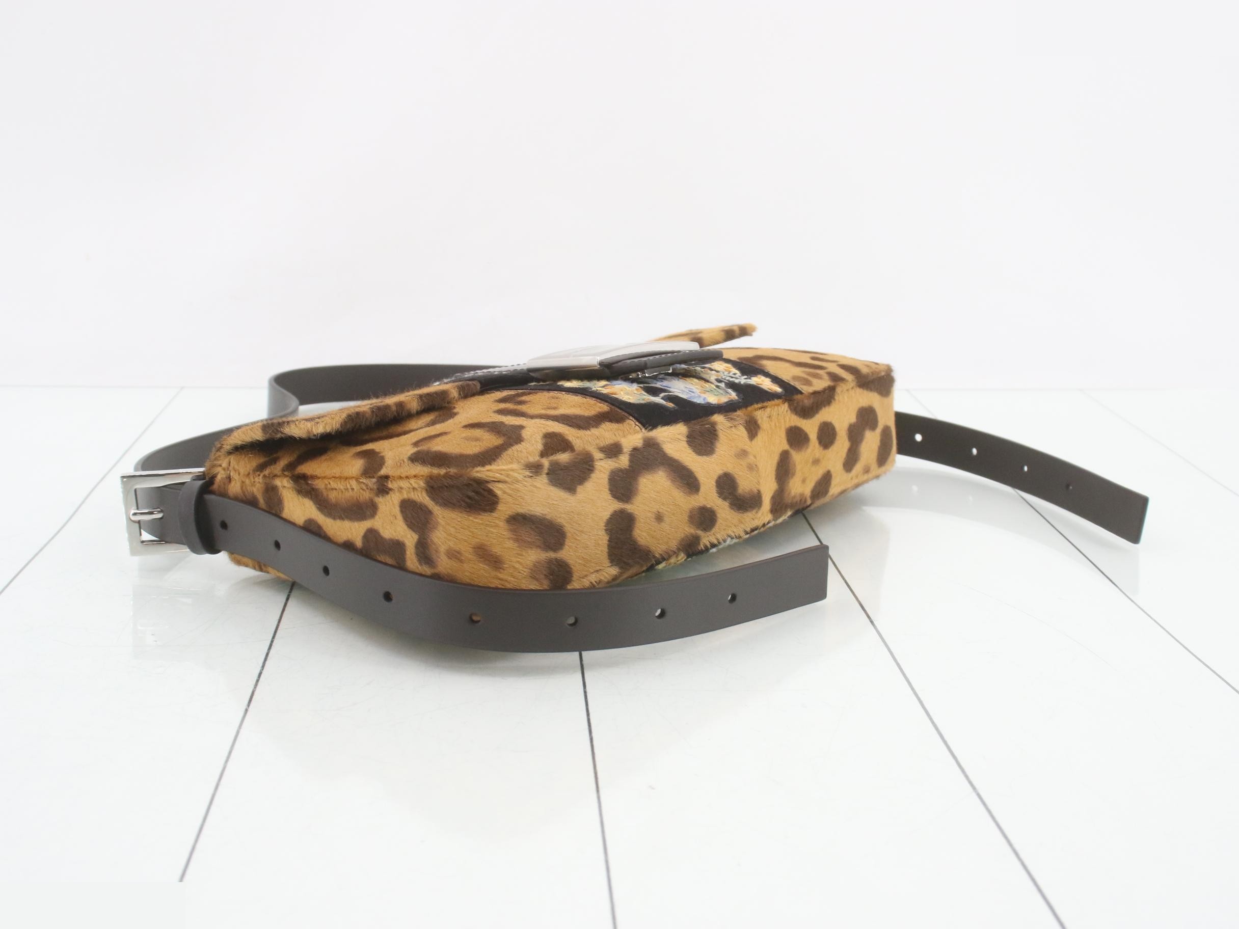Leopard print floral Mamma Bucket bag — view 5