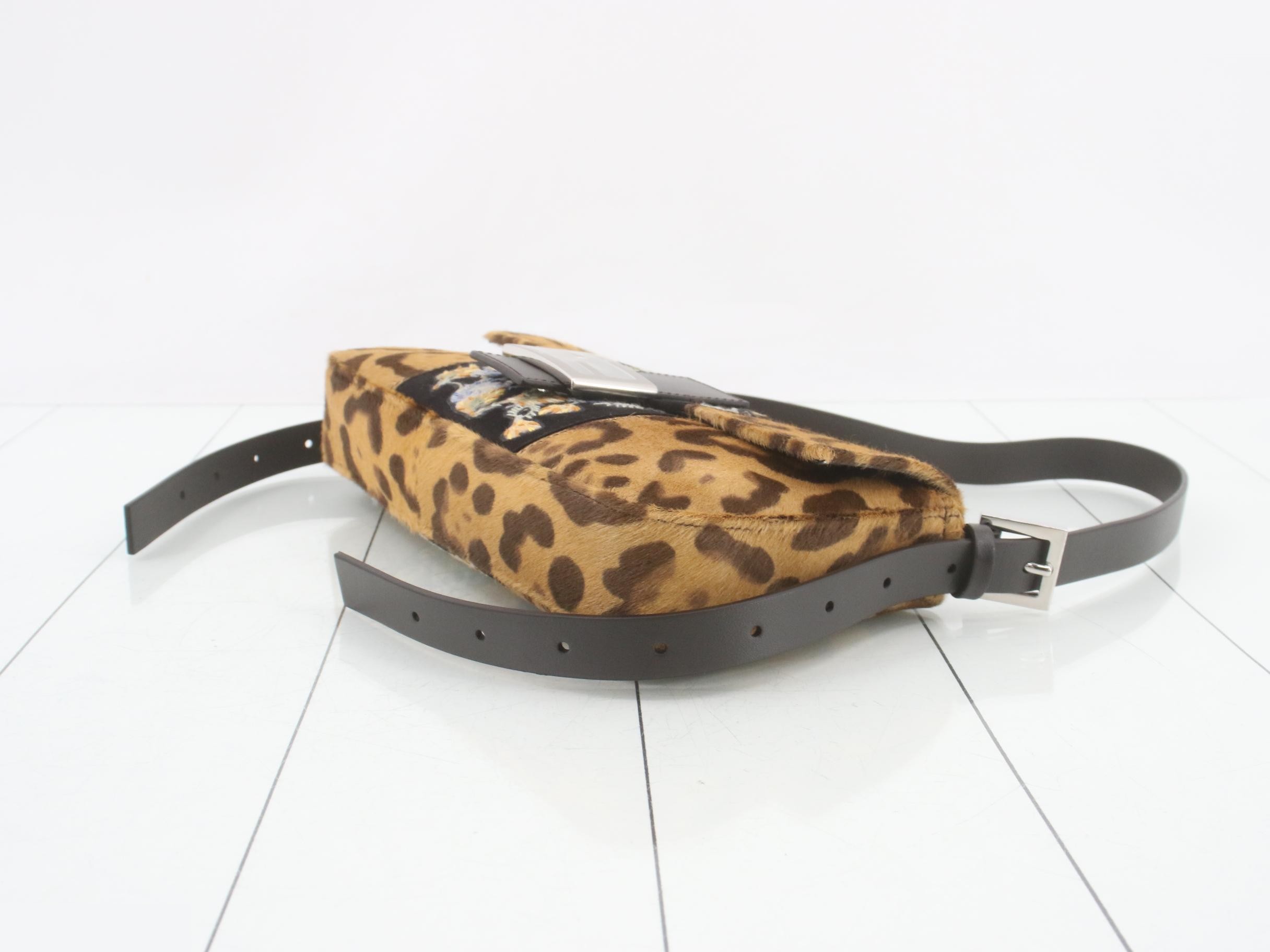 Leopard print floral Mamma Bucket bag — view 6