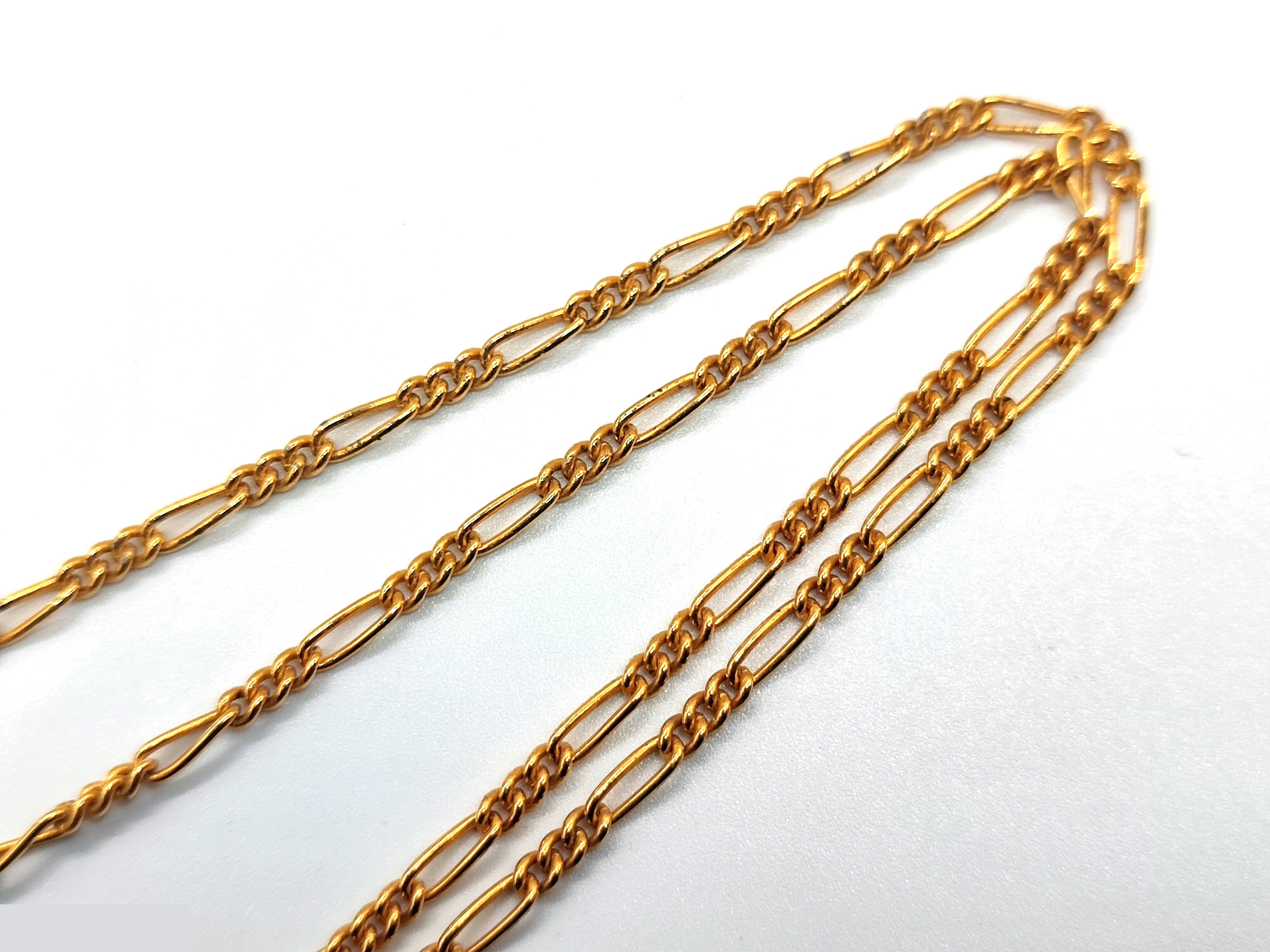 Coco Mark Rhinestone Circle Necklace 1982, Chain approx. 40cm — view 7