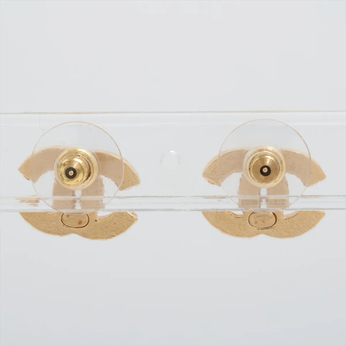 Coco Mark L23K Earrings (Pair) GP Black x Gold — view 2