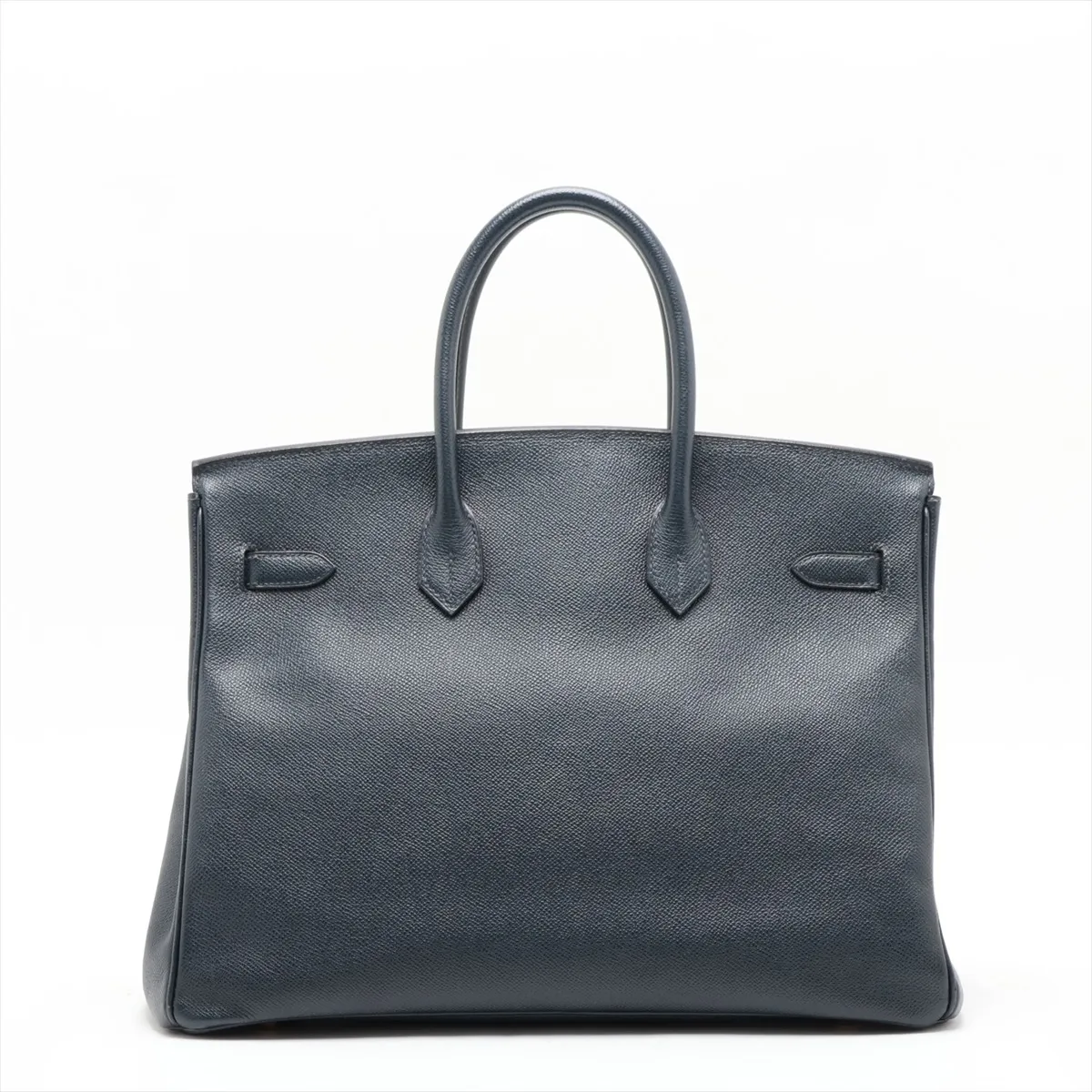 [Individually packaged] Hermes Birkin 35 Letournée Courchevel Blue Indigo Gold Hardware H:2004 — view 2