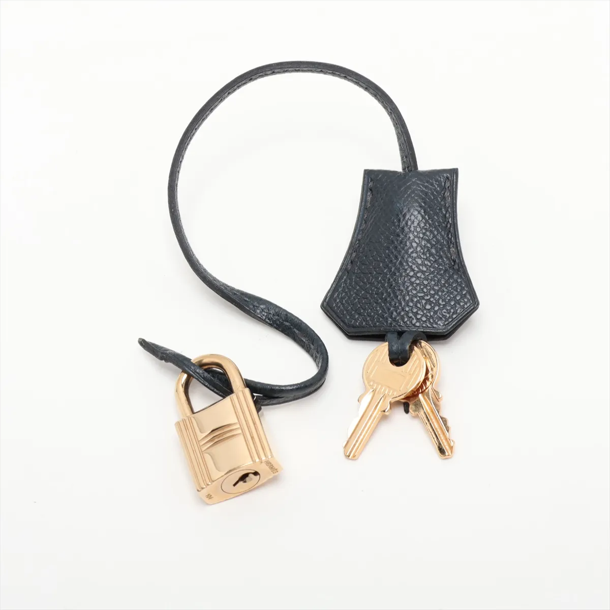 [Individually packaged] Hermes Birkin 35 Letournée Courchevel Blue Indigo Gold Hardware H:2004 — view 11