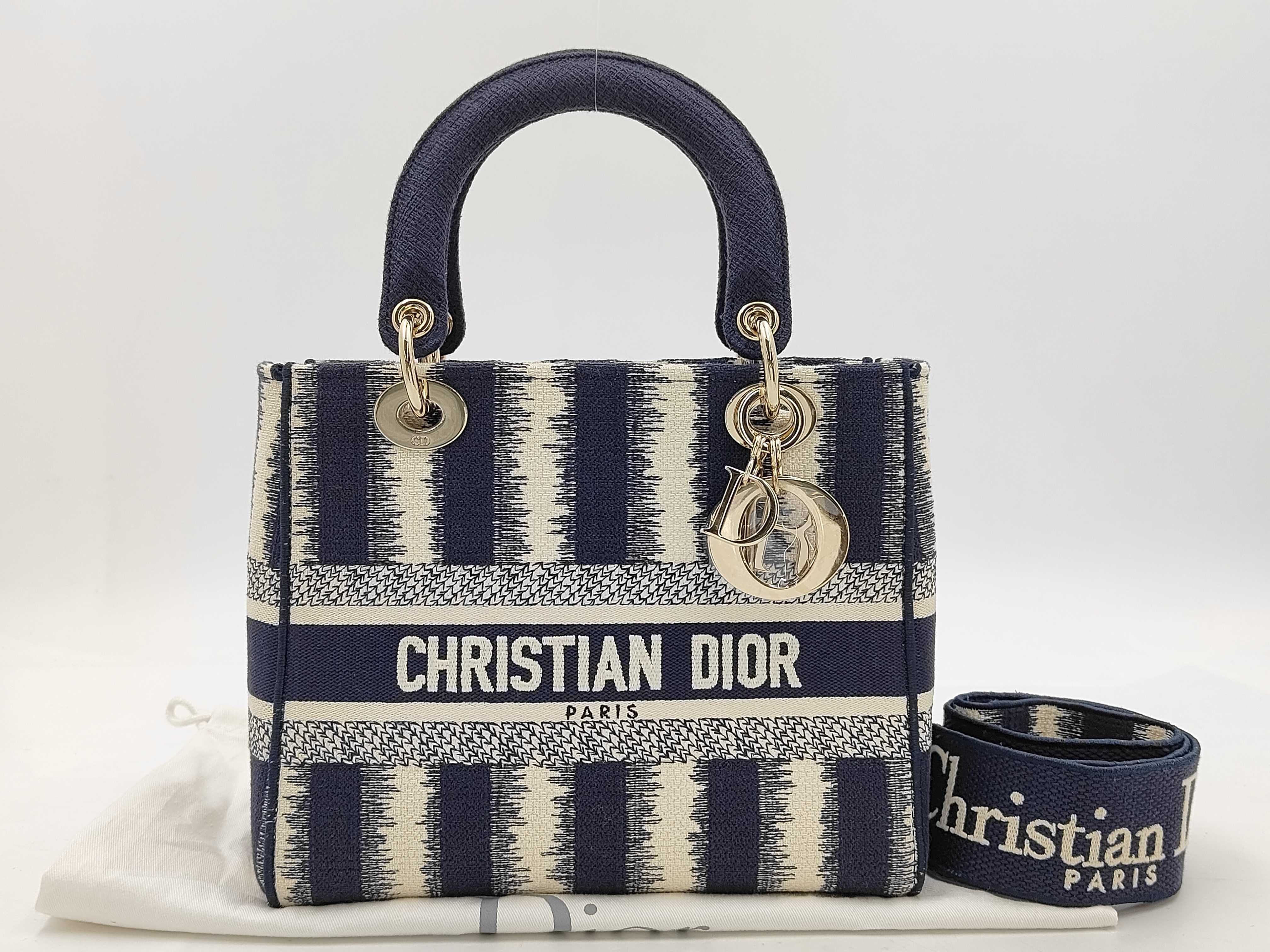 handbag, Lady Dior D-Lite 2-way shoulder bag