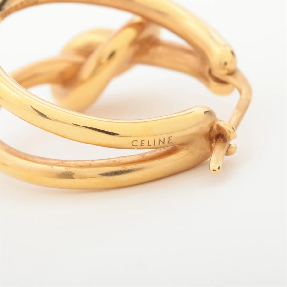 Double Knot Earrings (for both ears) GP Gold — view 5