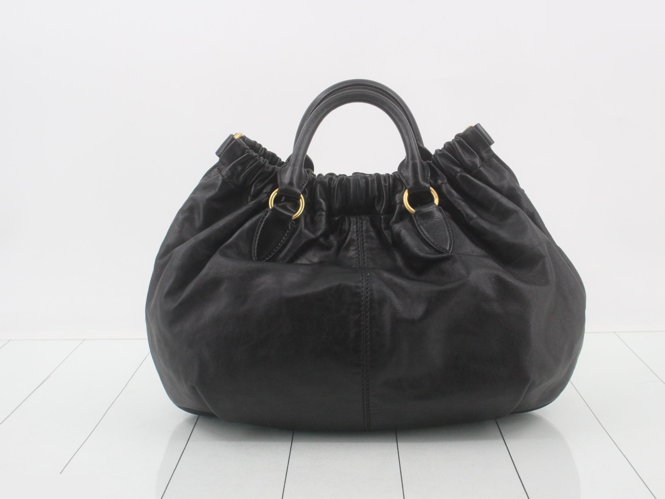 Black tote bag — view 2