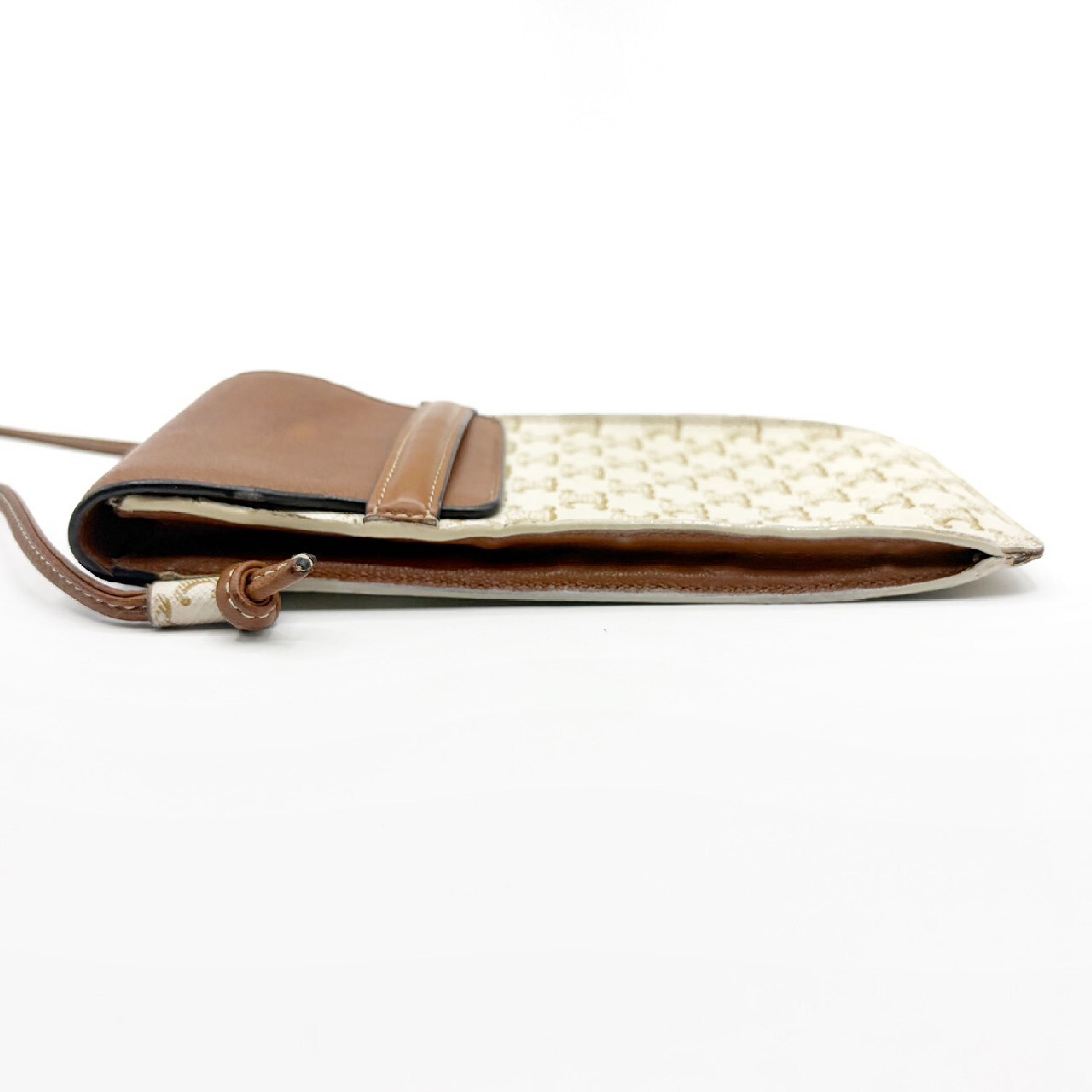 Triomphe Phone Holder Brown Shoulder Bag — view 6