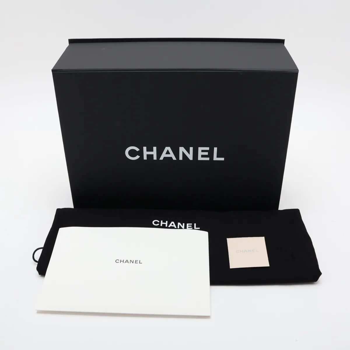 [Individually packaged] Chanel Matelassé 25 Lambskin Double Flap Double Chain Bag, Black with Silver Hardware, 14021356, Serial Number 14, A01112 — view 12