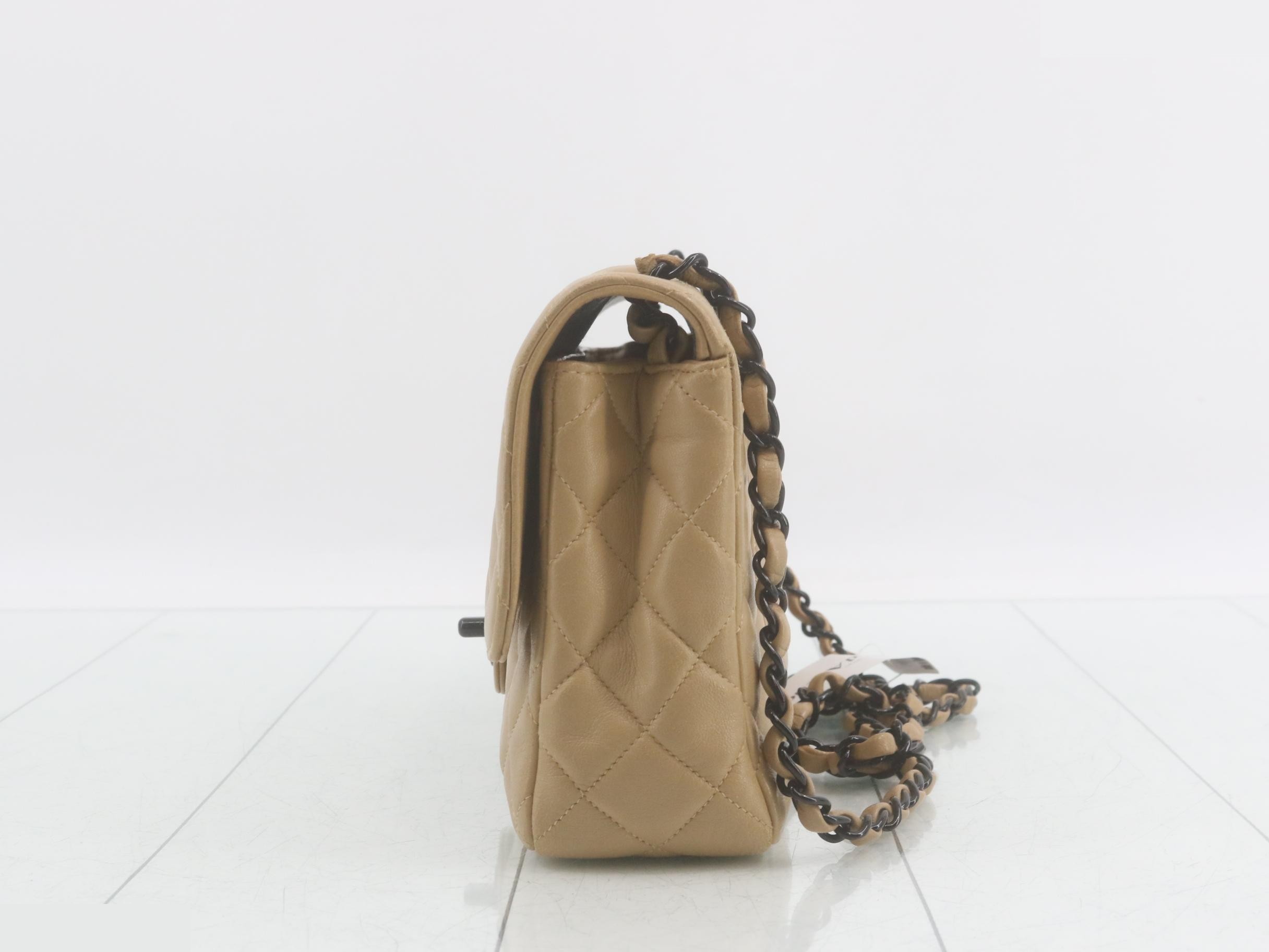 Matelassé Chain Shoulder Bag — view 3
