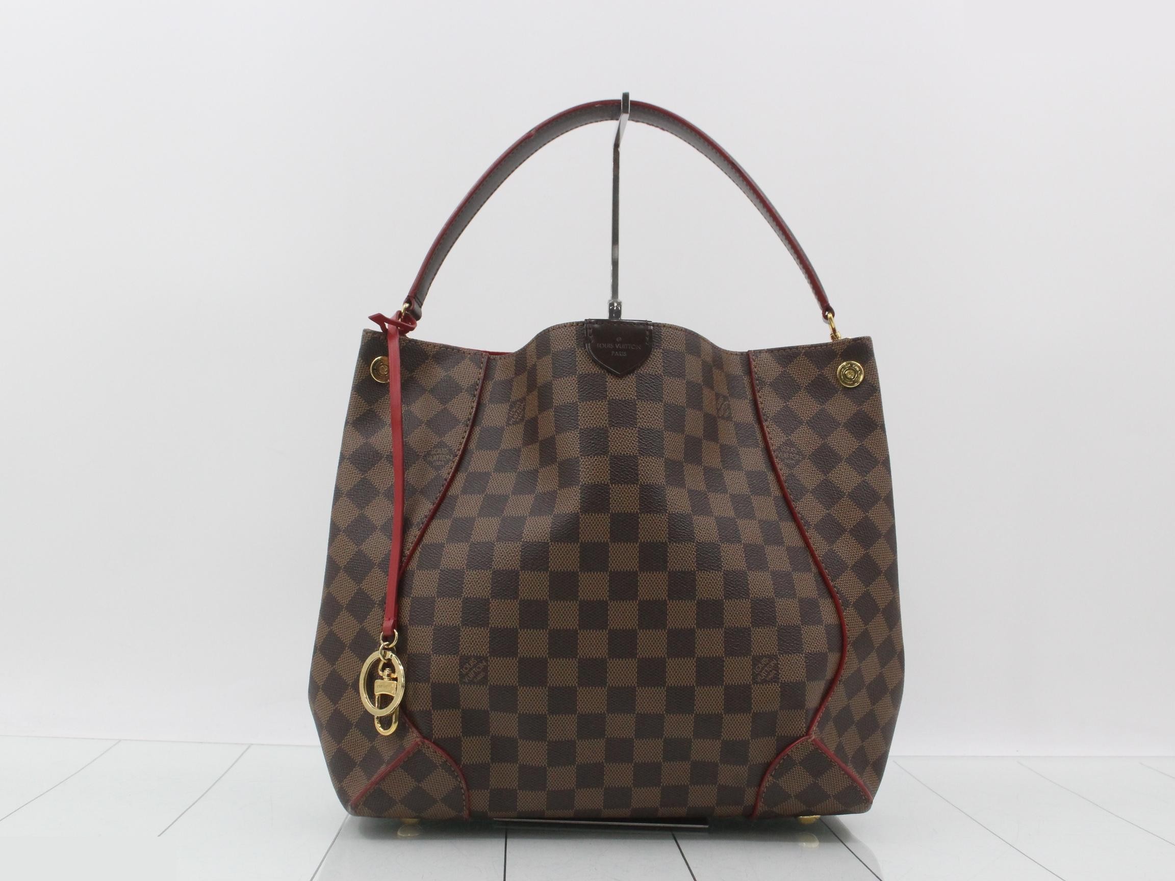 Damier Caissa Hobo Shoulder Bag