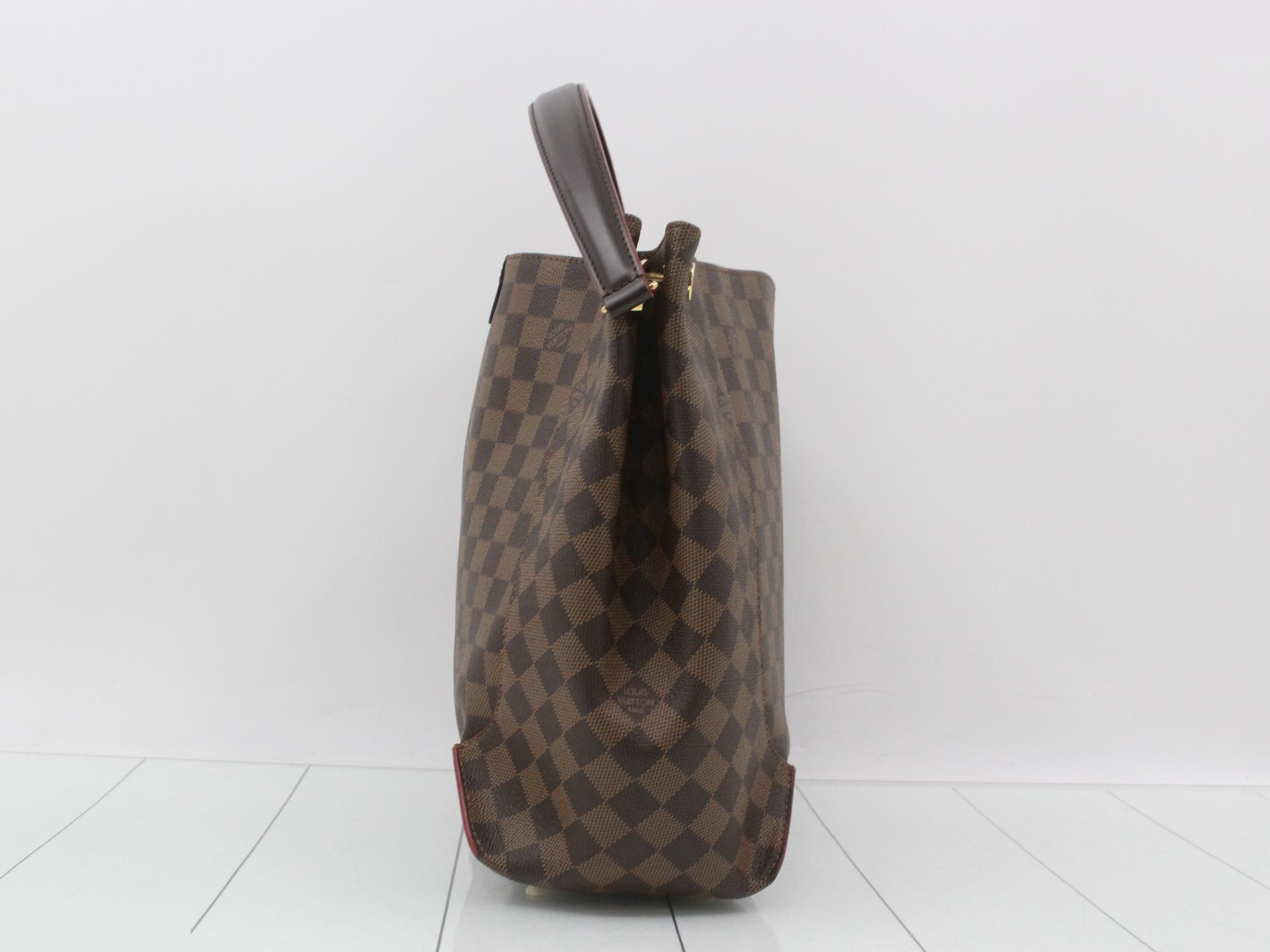 Damier Caissa Hobo Shoulder Bag — view 3