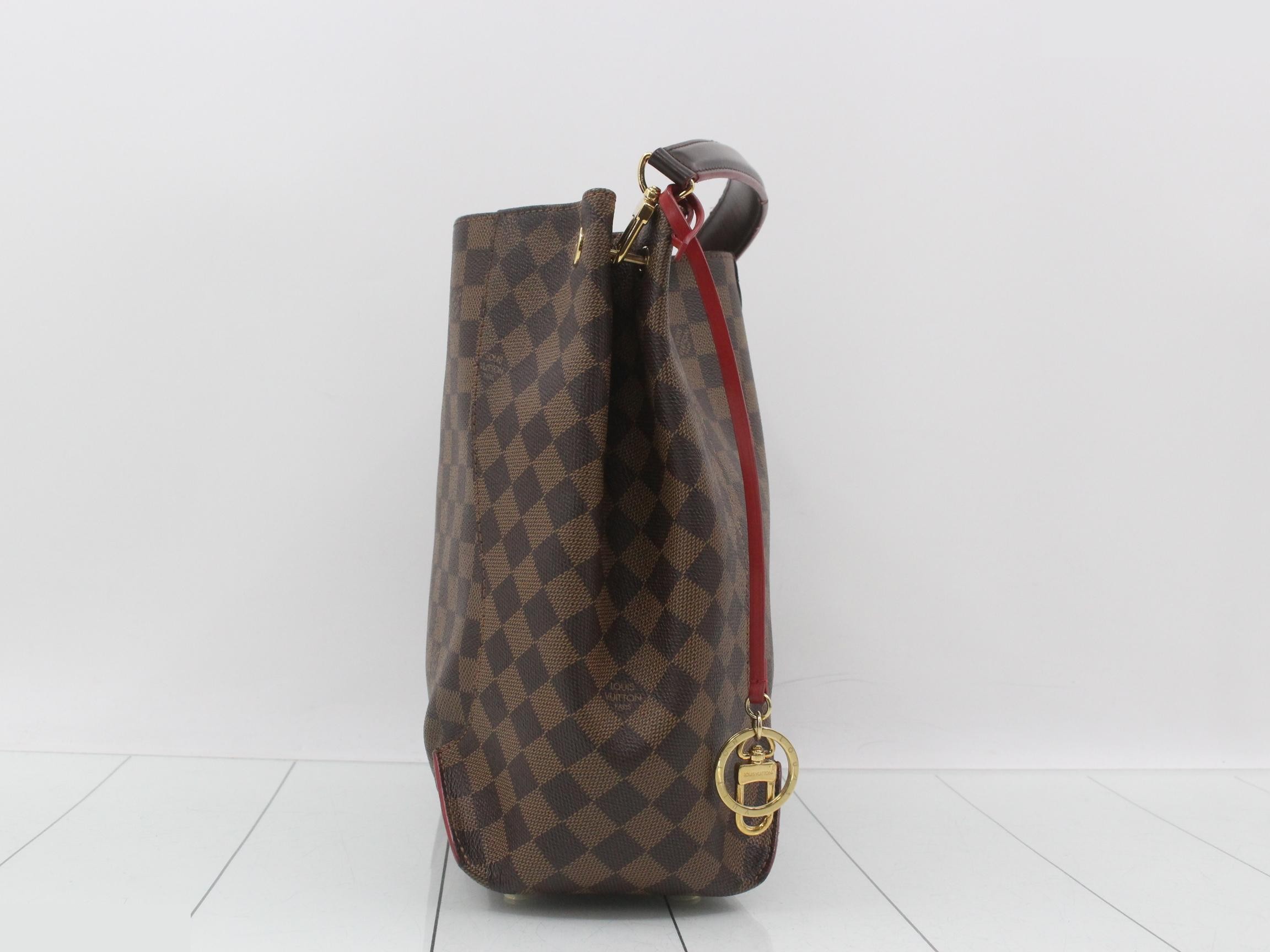 Damier Caissa Hobo Shoulder Bag — view 4
