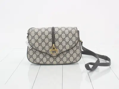 GG Supreme Horsebit Shoulder Bag