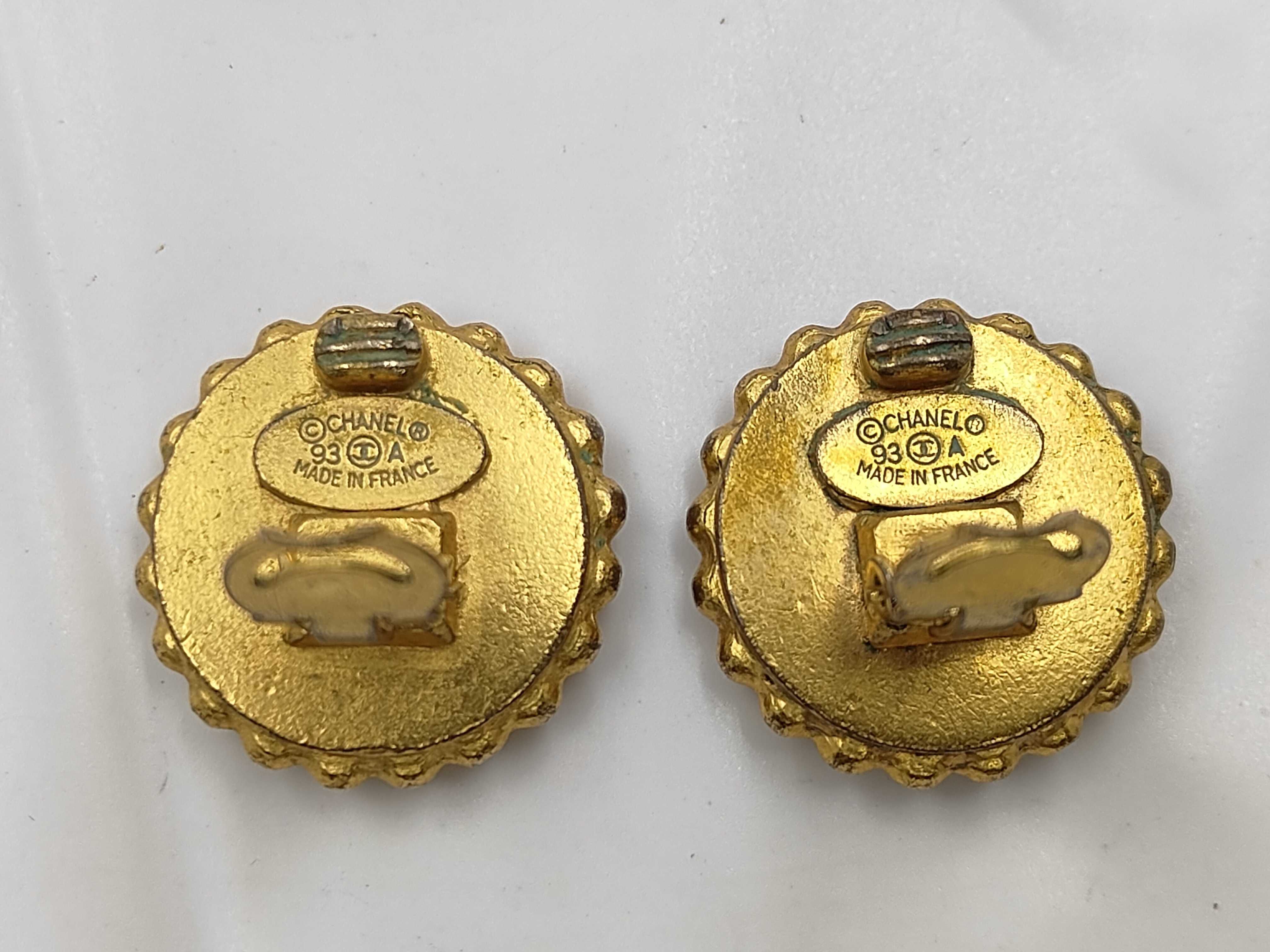 Coco Mark Earrings, Gold Earrings — view 2