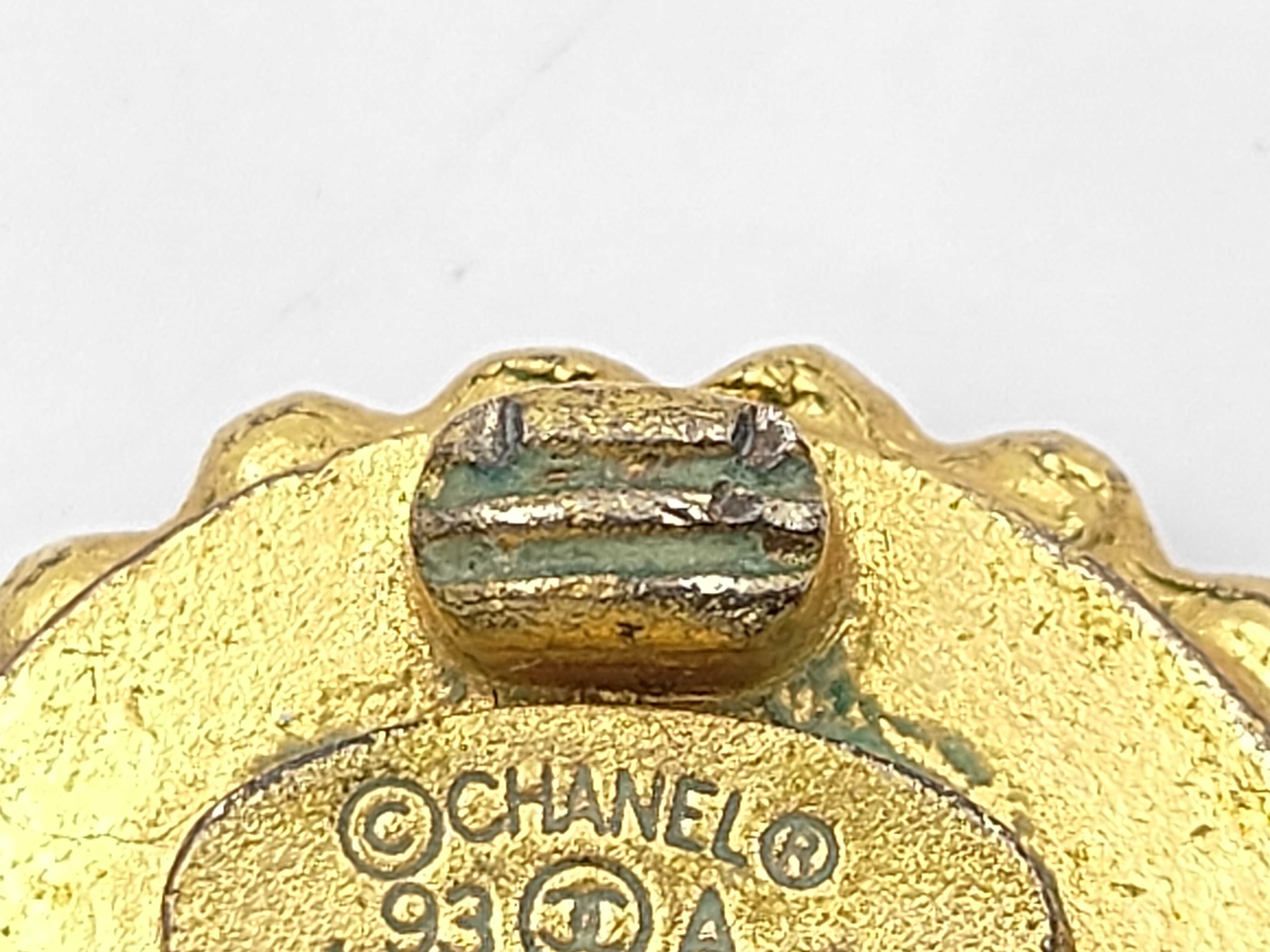 Coco Mark Earrings, Gold Earrings — view 8