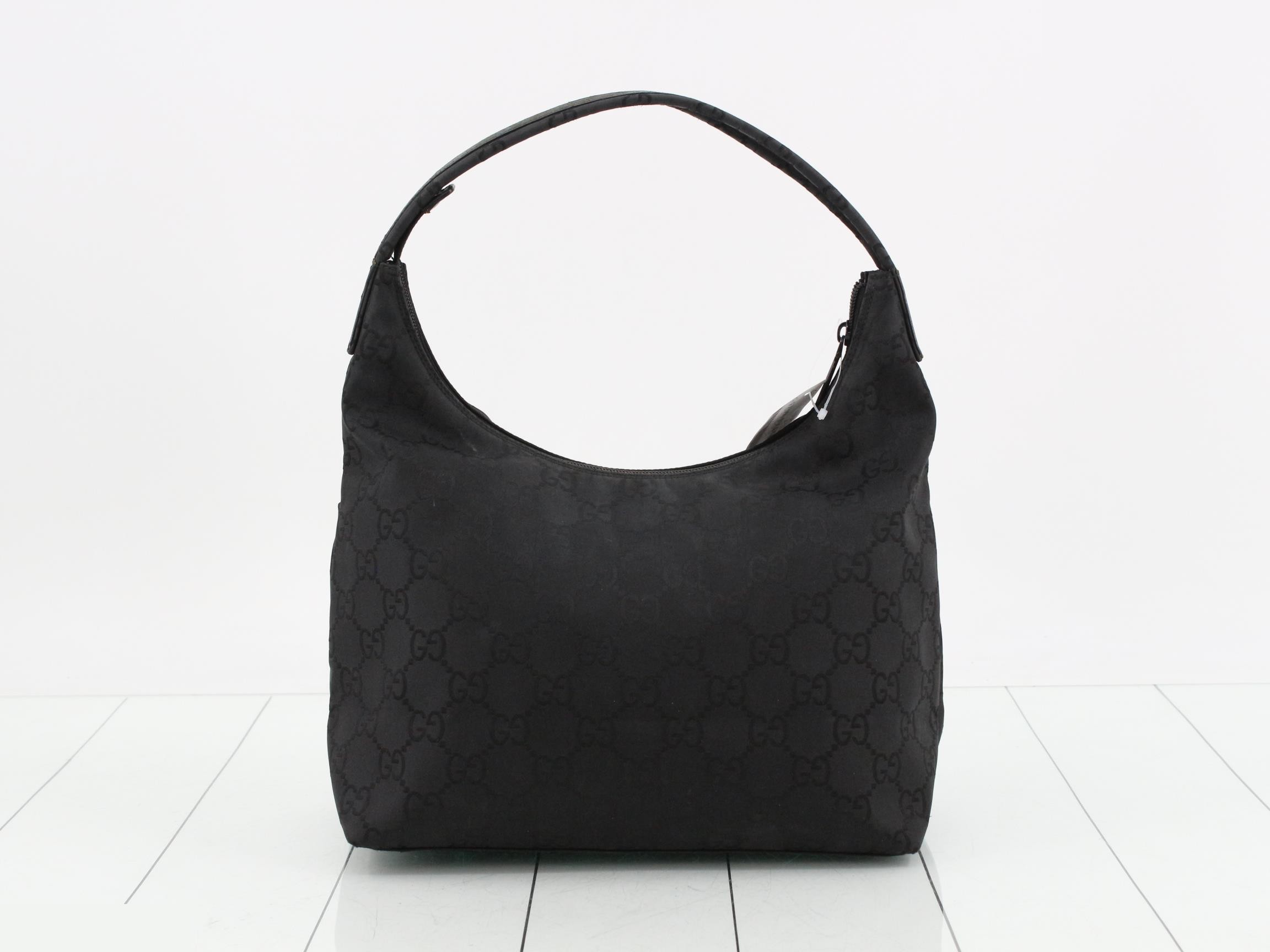 Nylon one-shoulder bag, GG pattern, 001.3380.1705 — view 2
