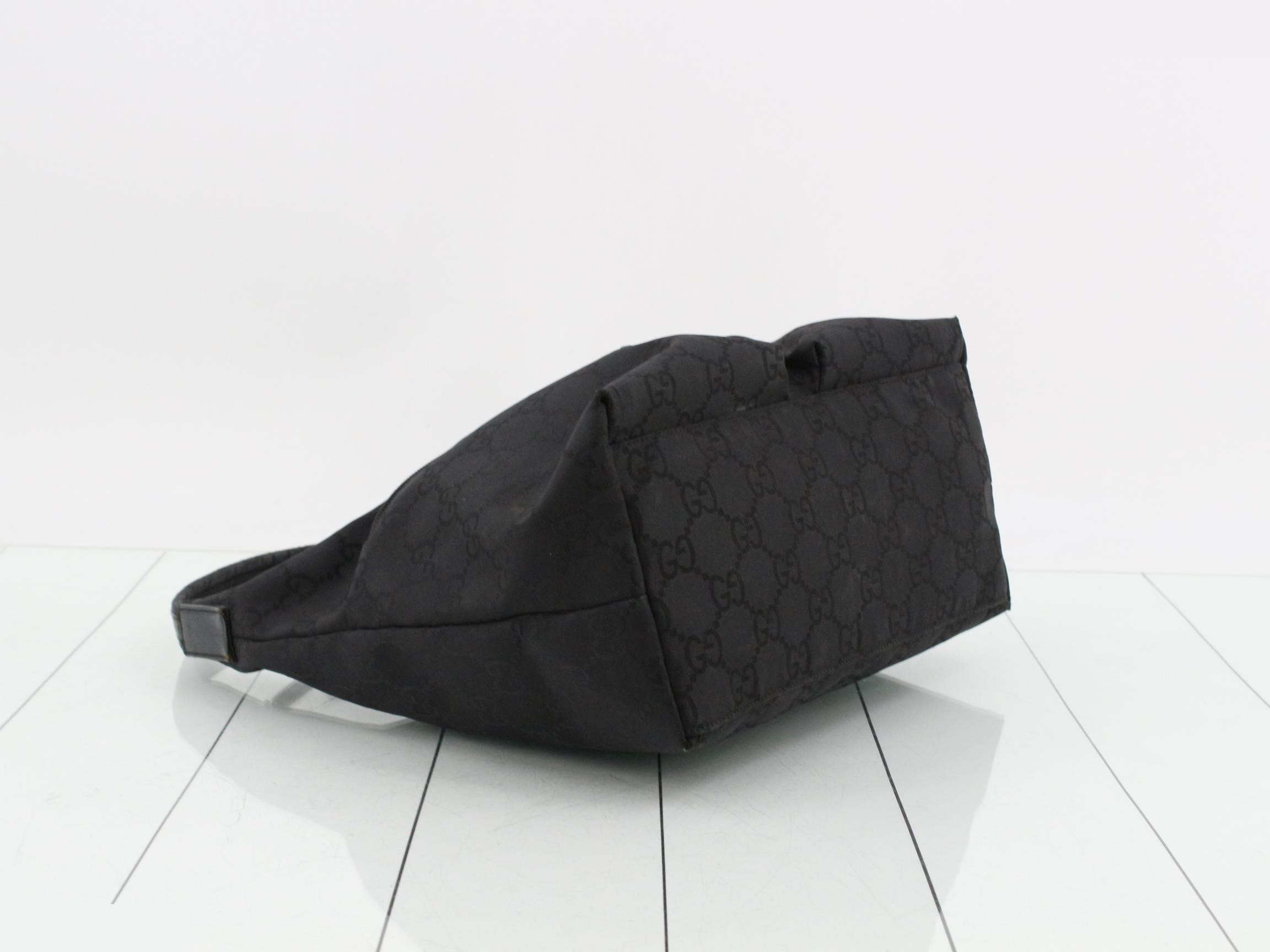 Nylon one-shoulder bag, GG pattern, 001.3380.1705 — view 5