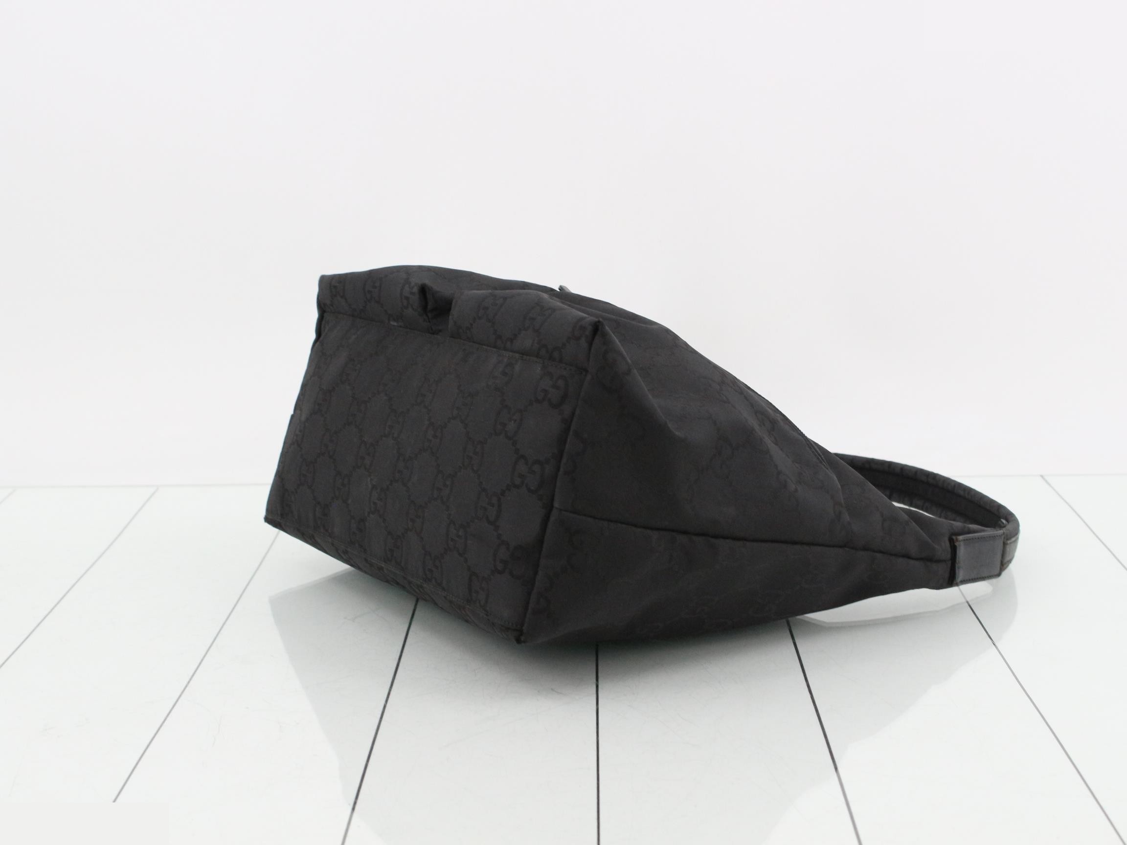 Nylon one-shoulder bag, GG pattern, 001.3380.1705 — view 6