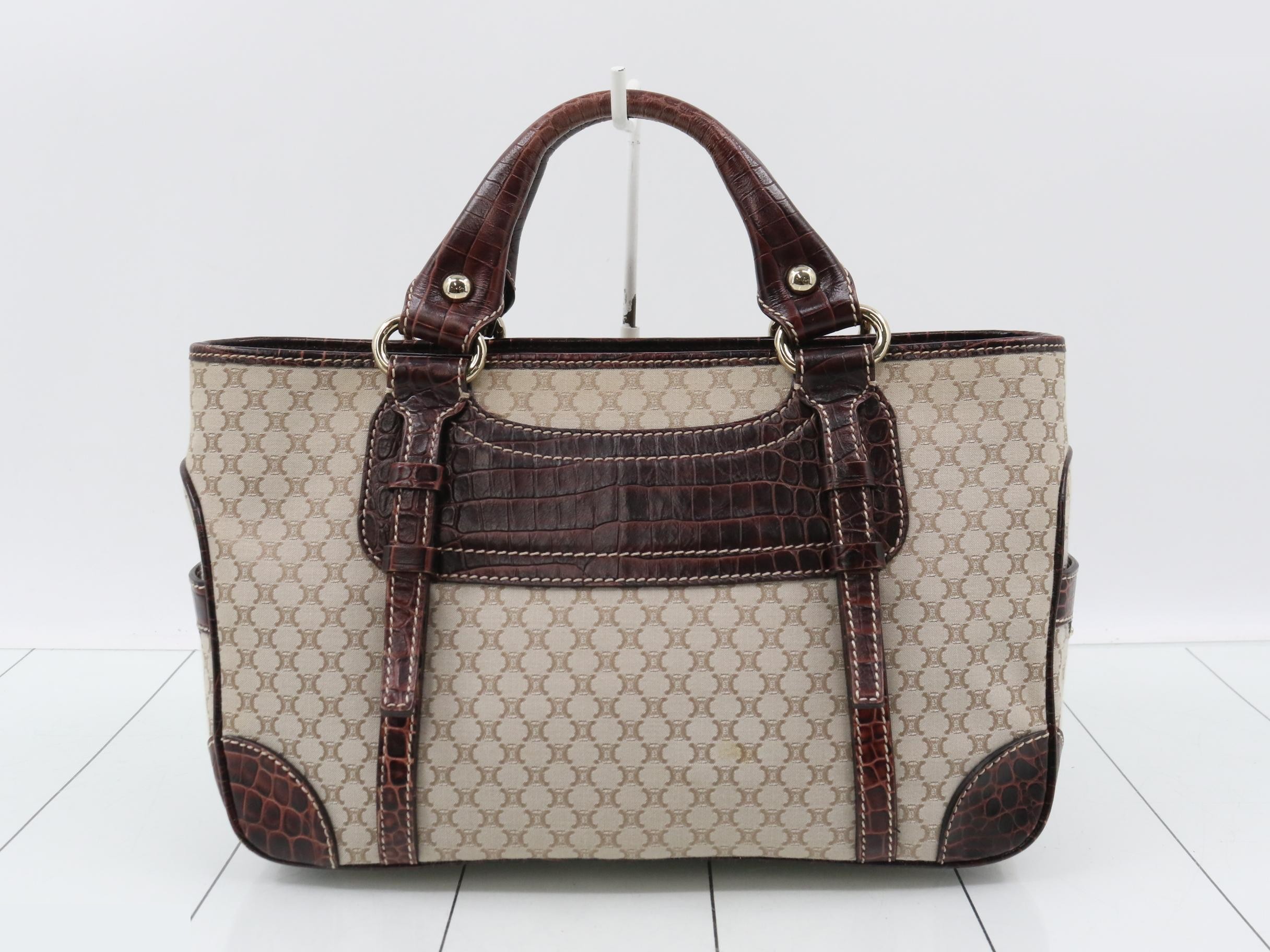 Macadam Boogie Bag, Canvas/Leather, Beige — view 2