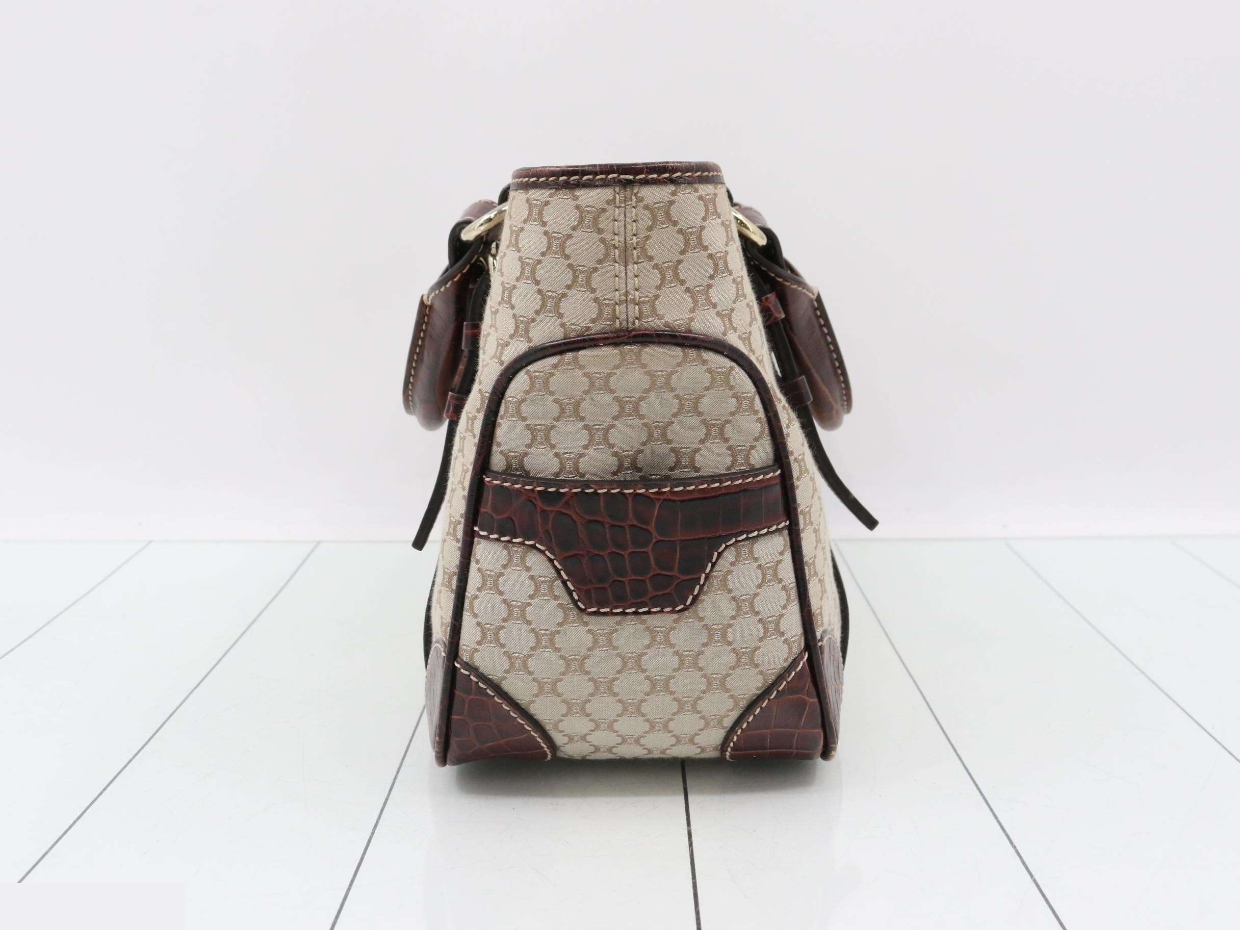 Macadam Boogie Bag, Canvas/Leather, Beige — view 3