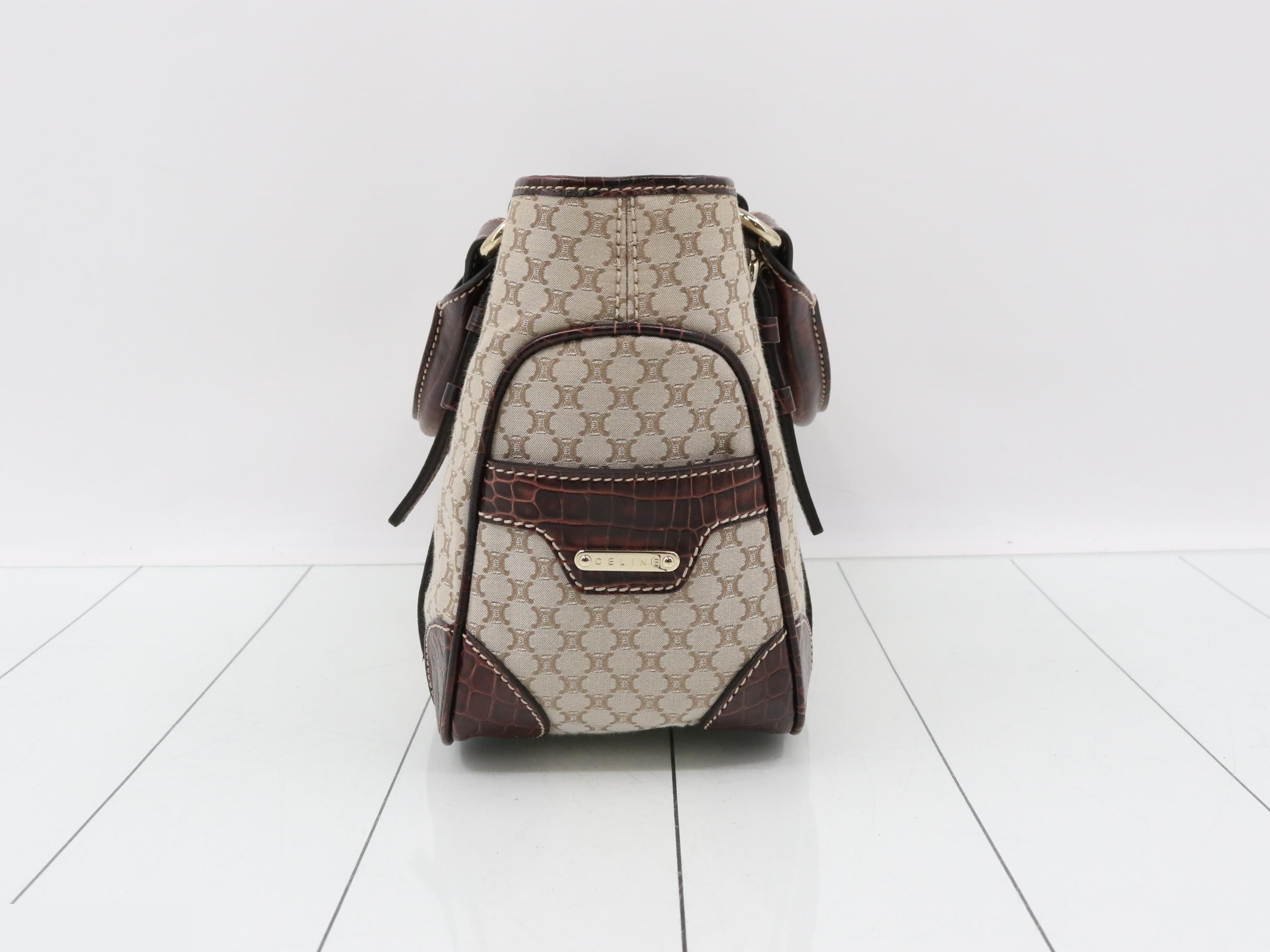 Macadam Boogie Bag, Canvas/Leather, Beige — view 4