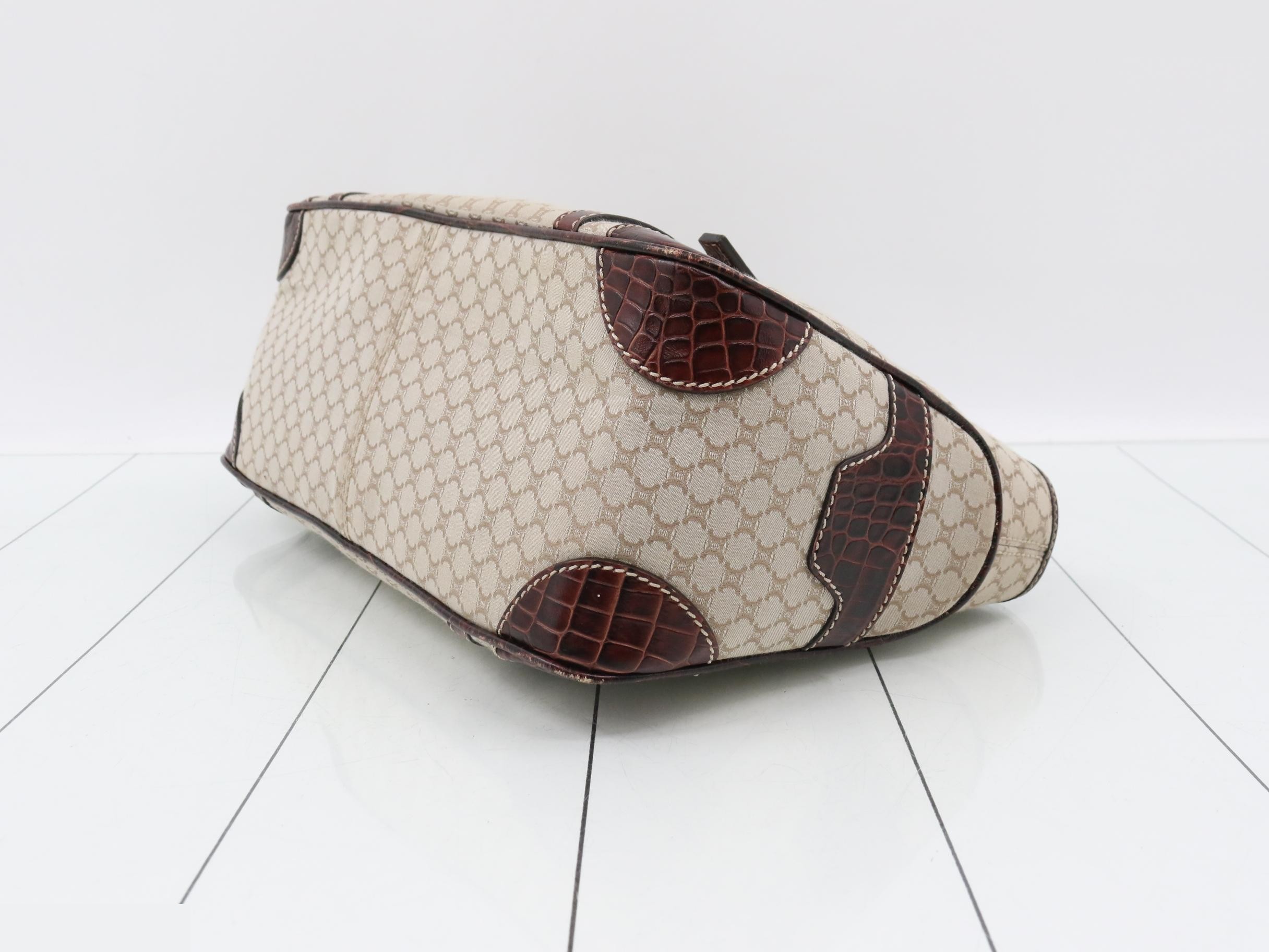 Macadam Boogie Bag, Canvas/Leather, Beige — view 6