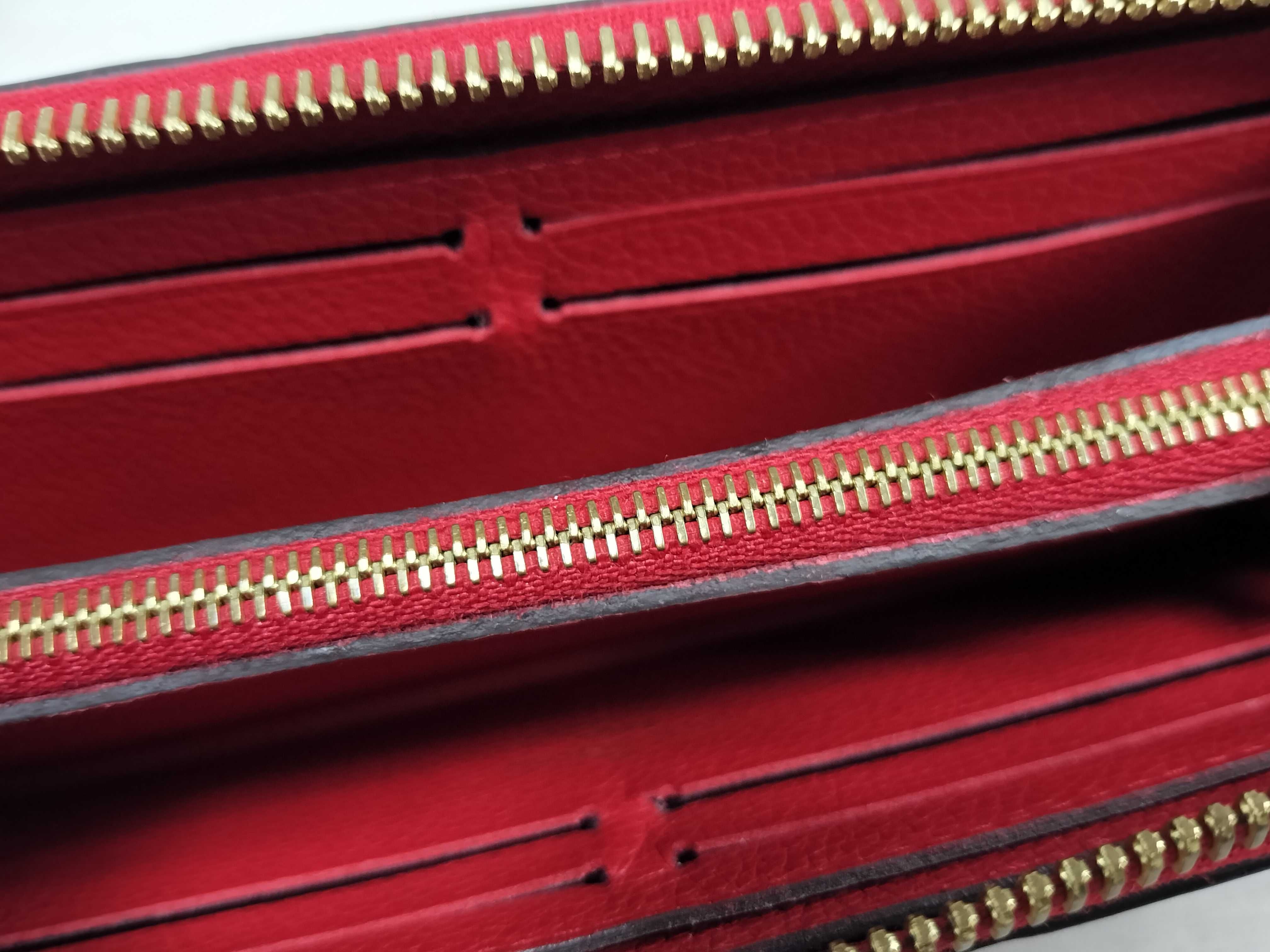 Monogram Empreinte Louis Vuitton Empreinte Portefeuille Clemence Zippy Cerise Gold Hardware SP4167 Wallet — view 10