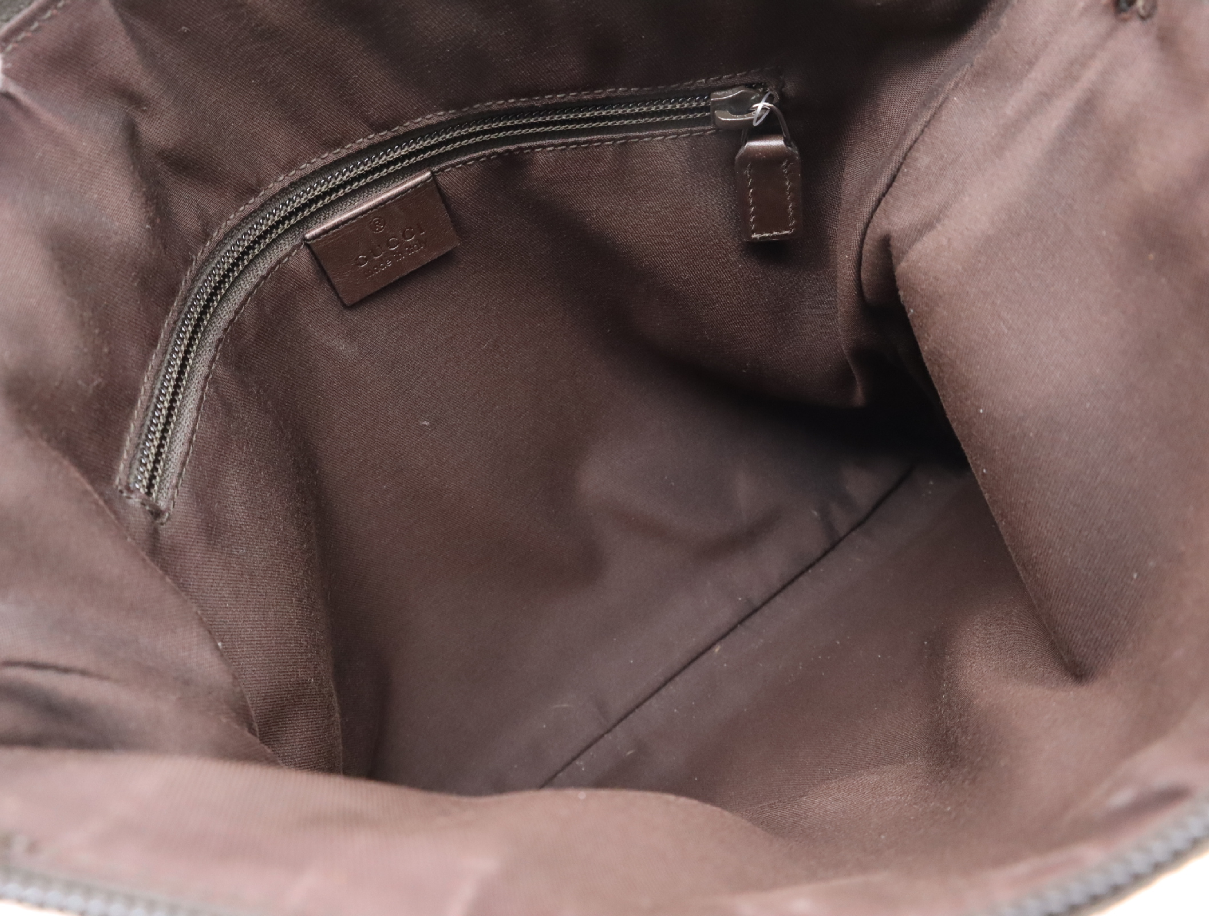 145857GG Canvas Shoulder Bag Brown Shoulder Bag — view 14