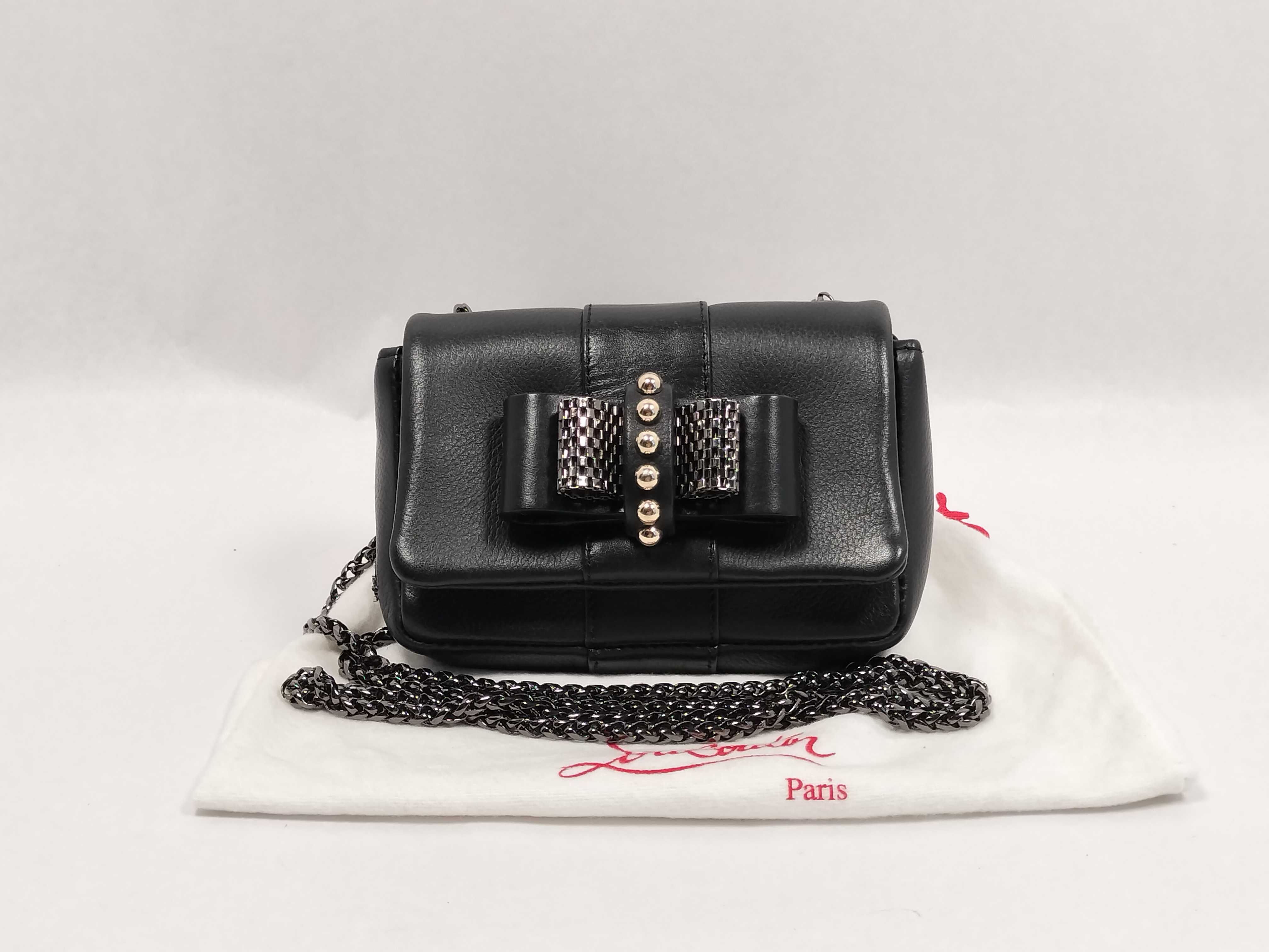 Sweet Charity Shoulder Bag, Studded Leather, Black Shoulder Bag