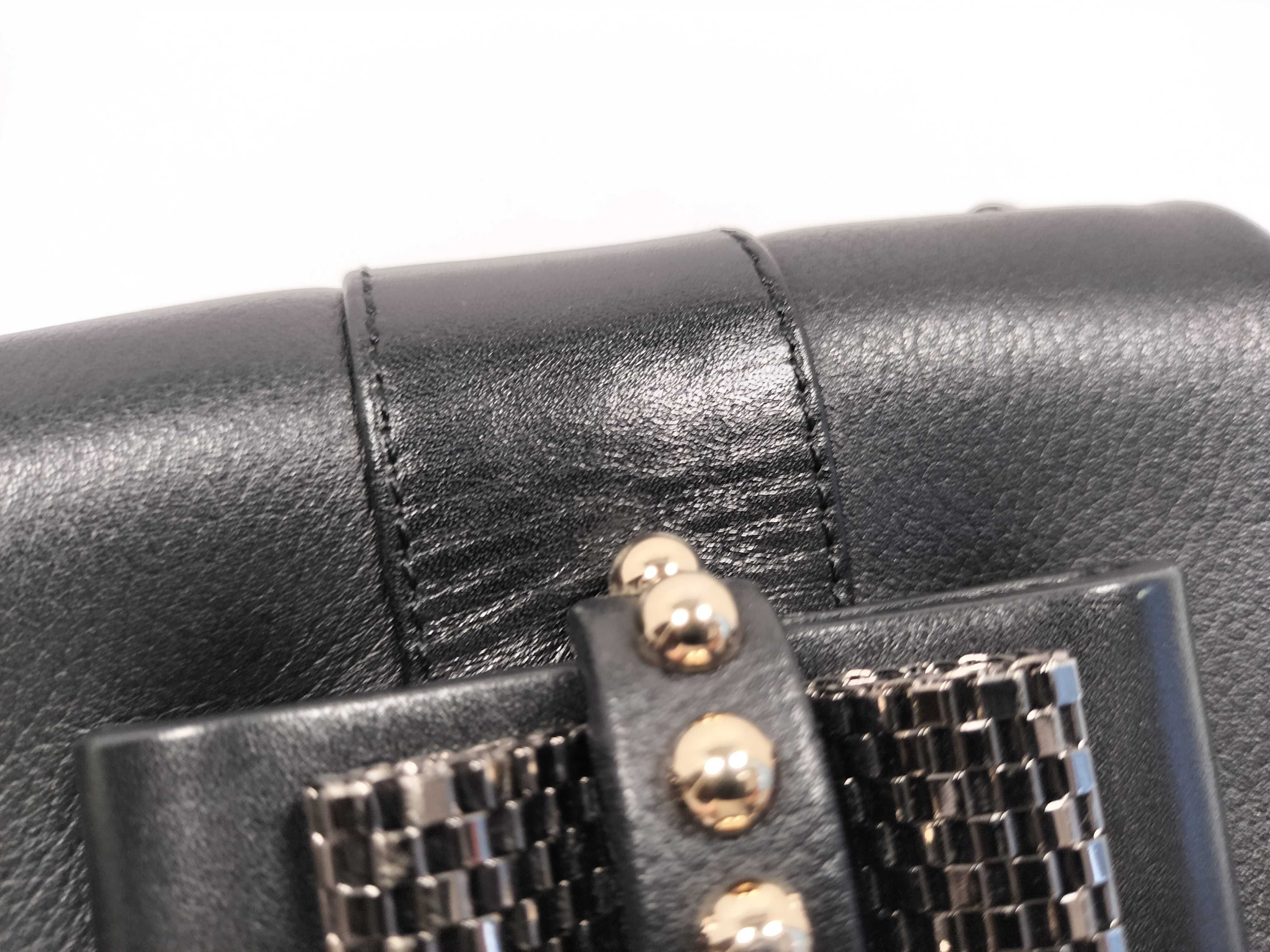 Sweet Charity Shoulder Bag, Studded Leather, Black Shoulder Bag — view 14