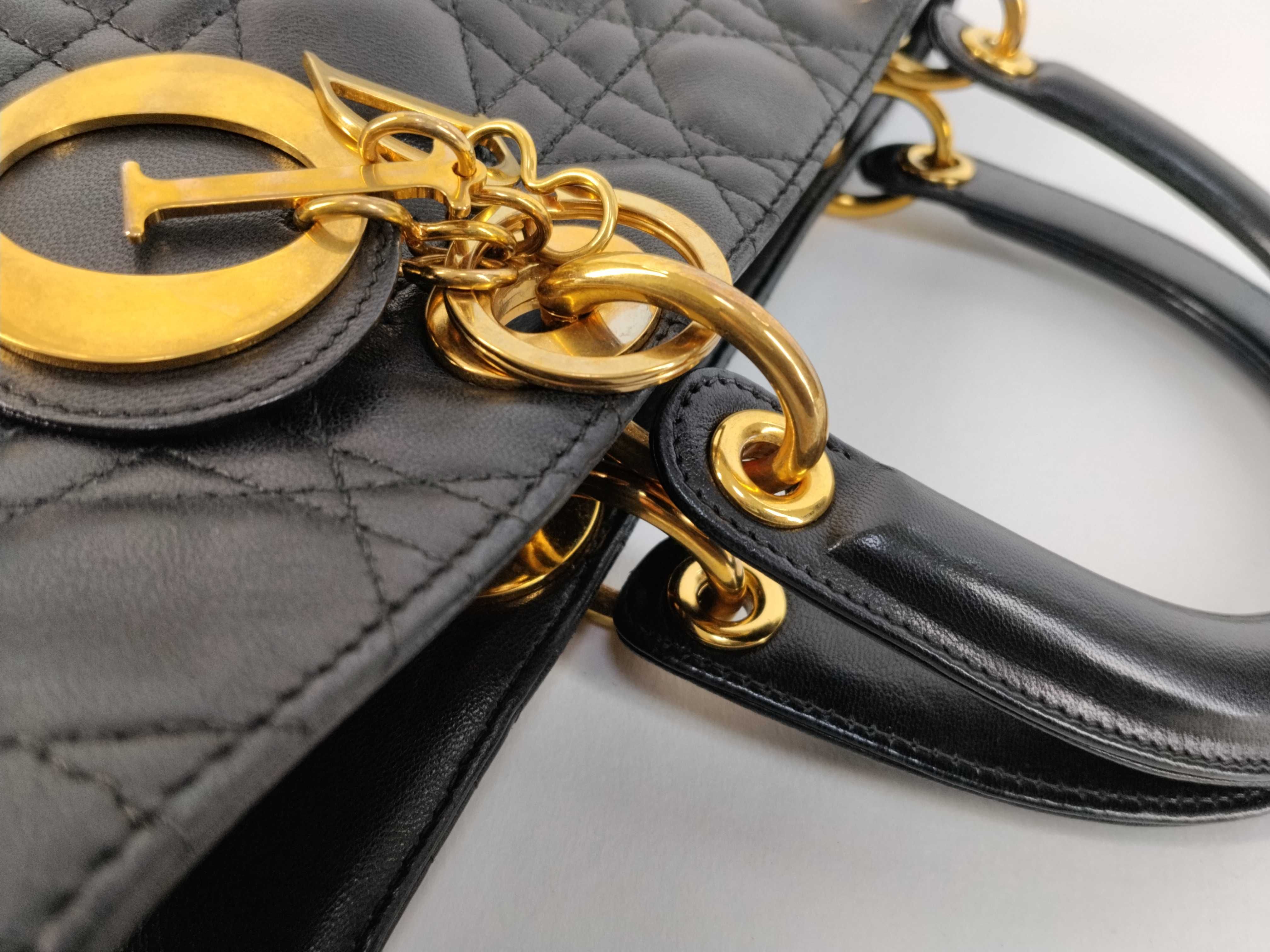 Lady Dior Large Cannage Handbag — view 5