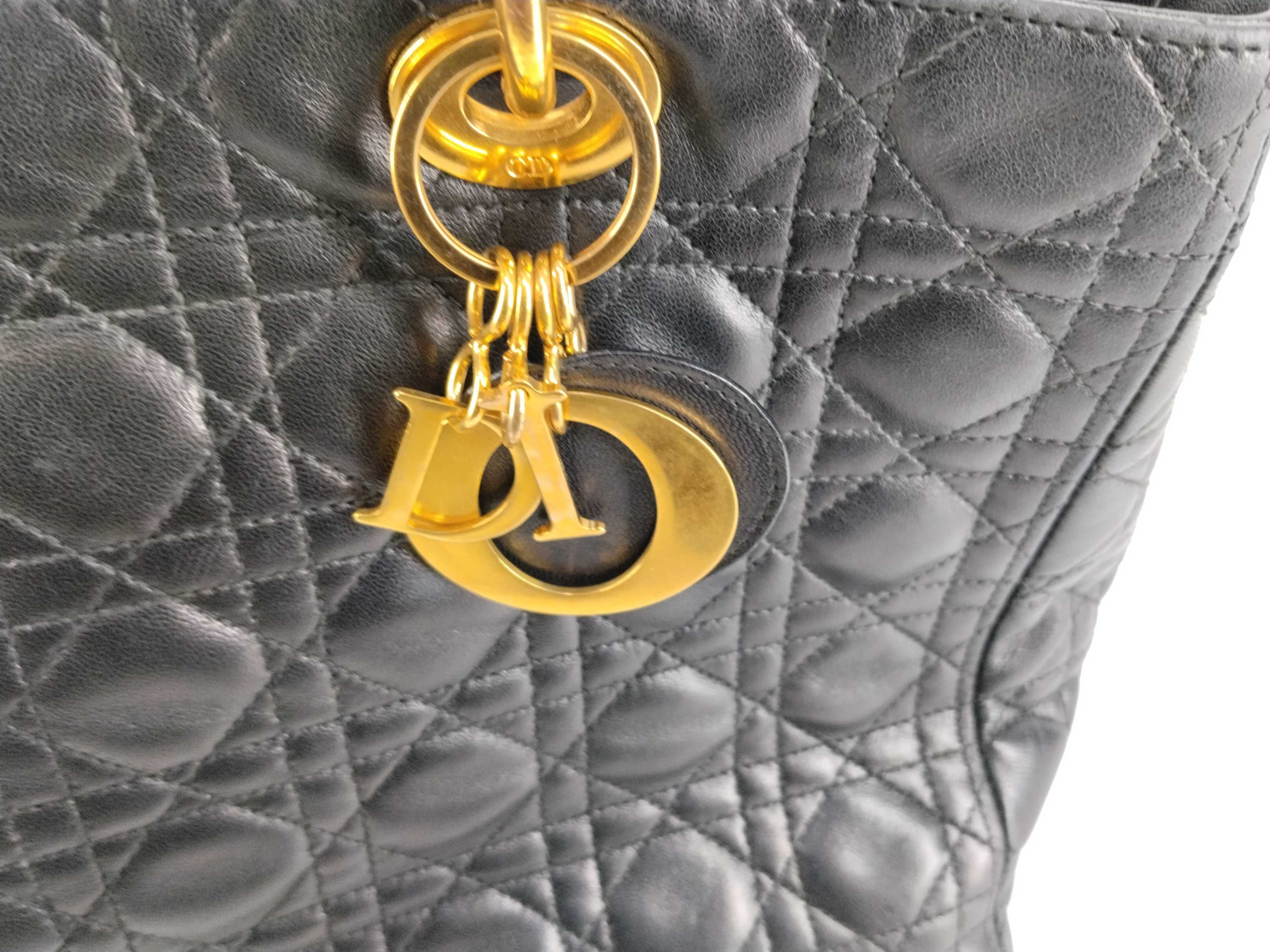 Lady Dior Large Cannage Handbag — view 8