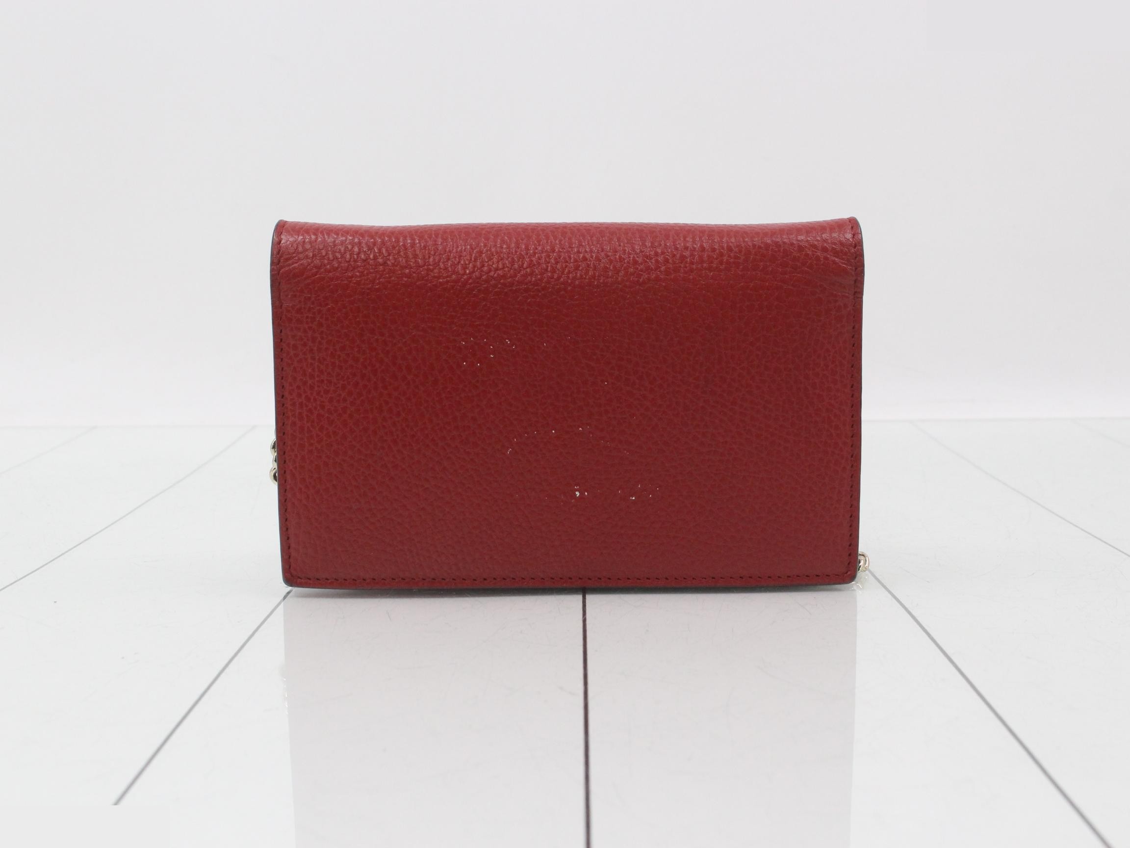 Chain wallet, red — view 2