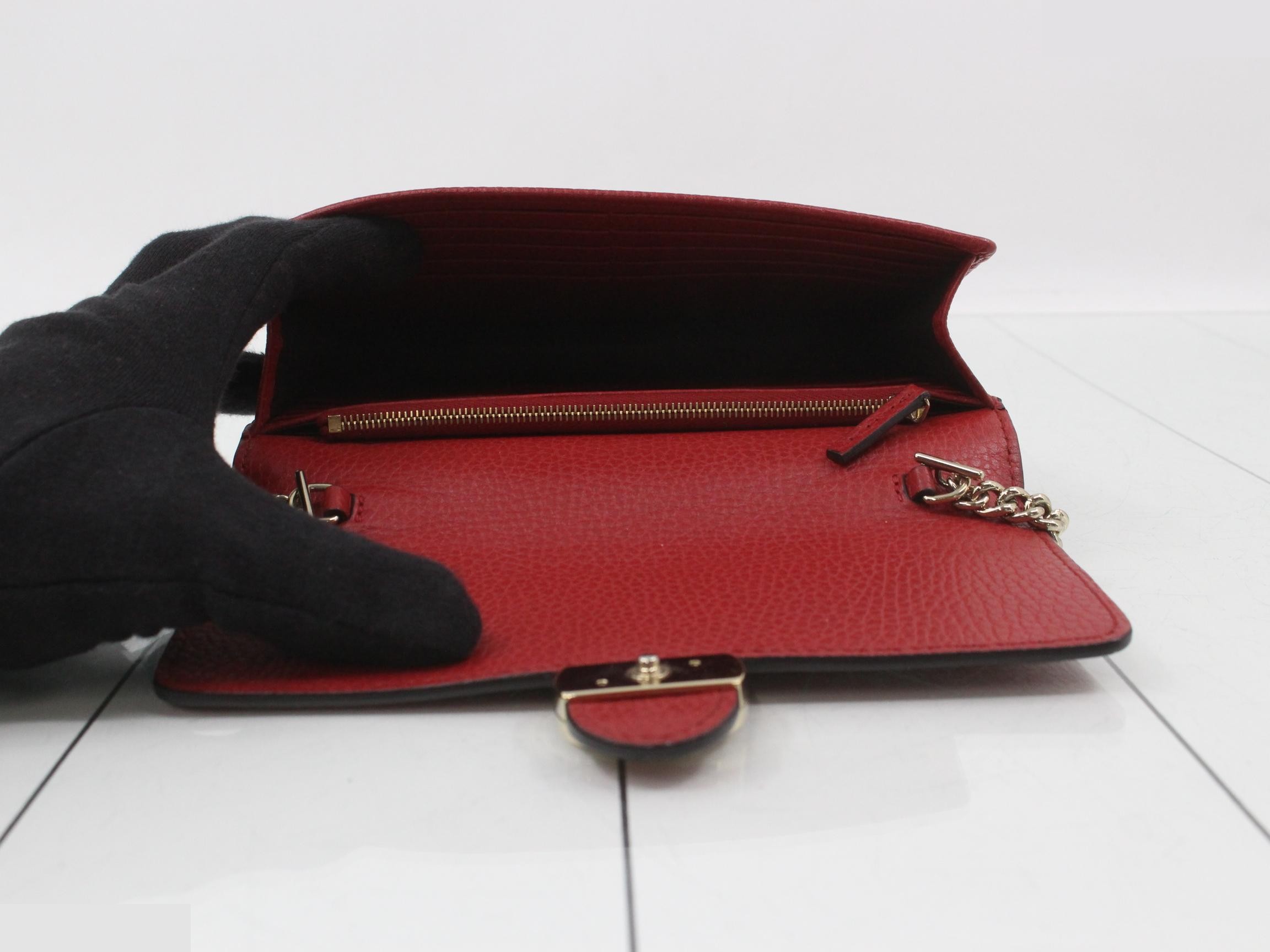 Chain wallet, red — view 4