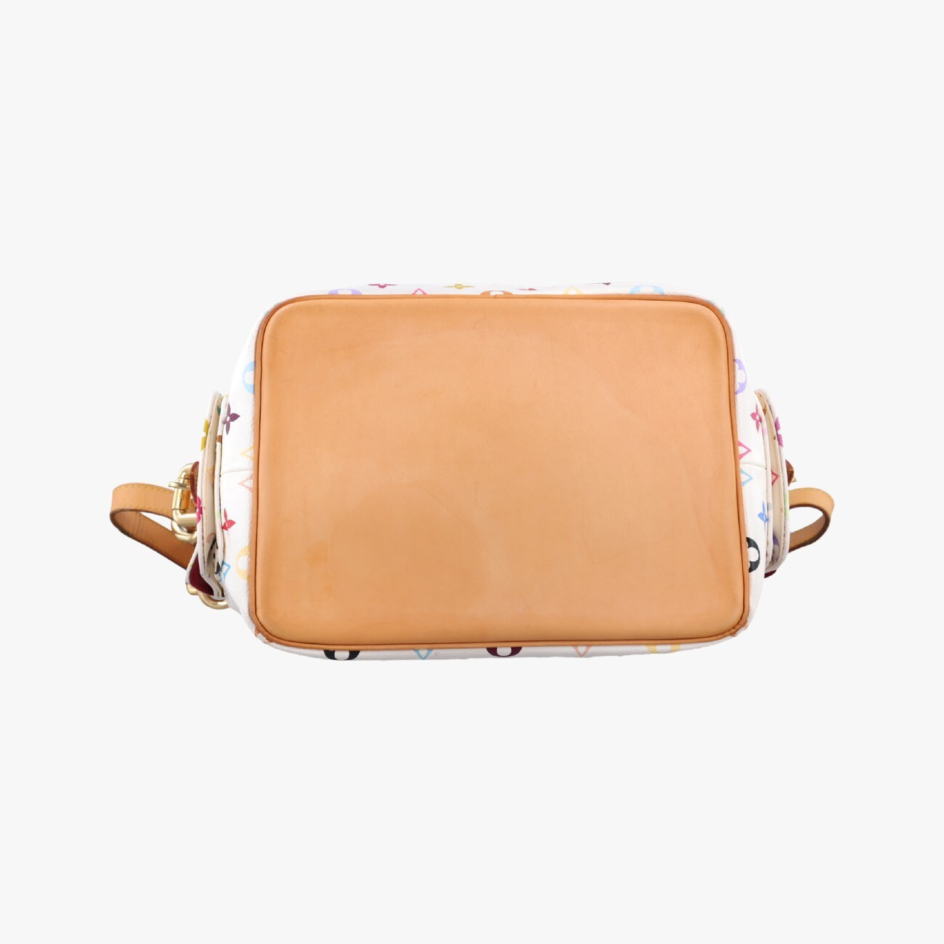 Petit Noé Blanc Monogram Multicolor M42229 (Serial Number Unknown) Shoulder Bag — view 3