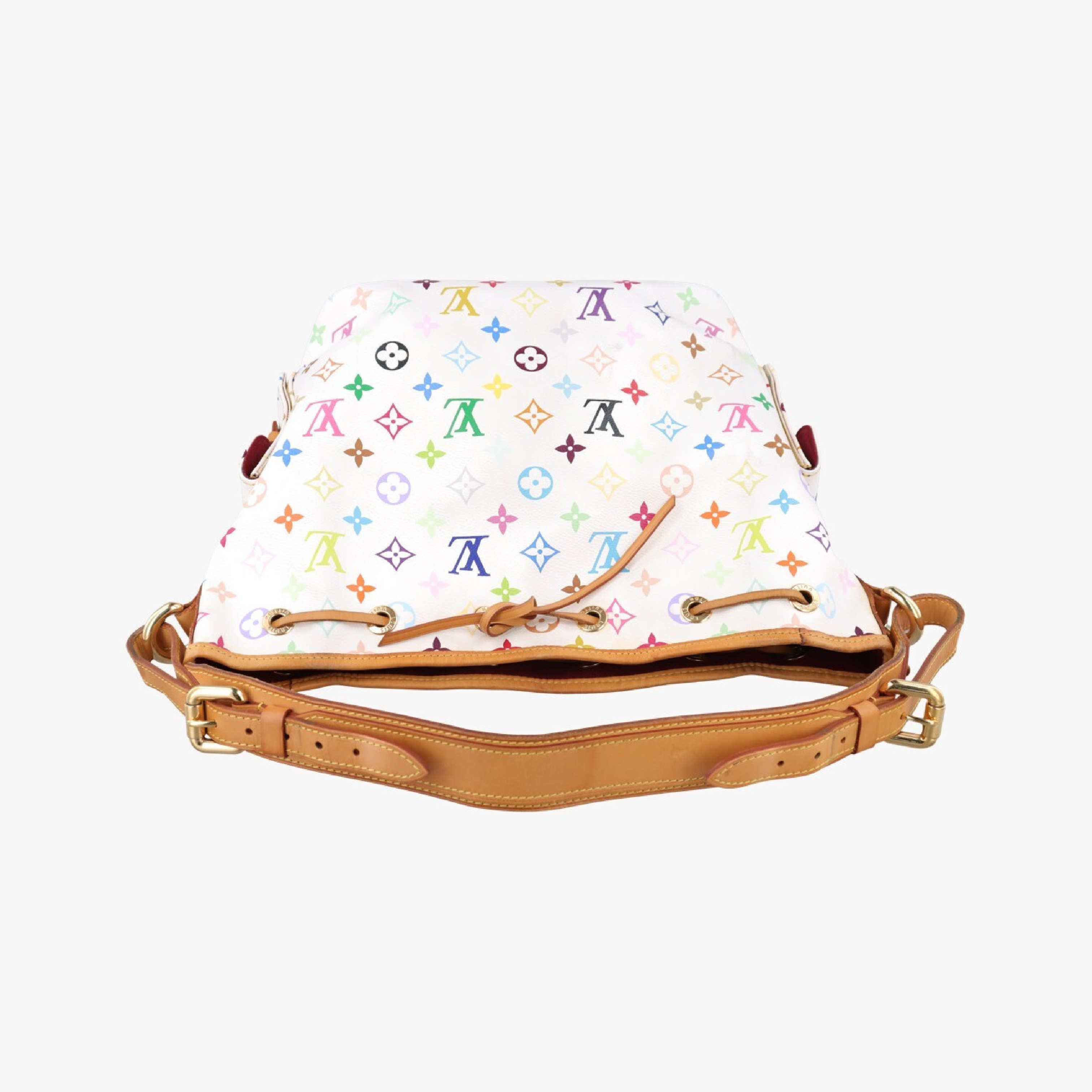 Petit Noé Blanc Monogram Multicolor M42229 (Serial Number Unknown) Shoulder Bag — view 5