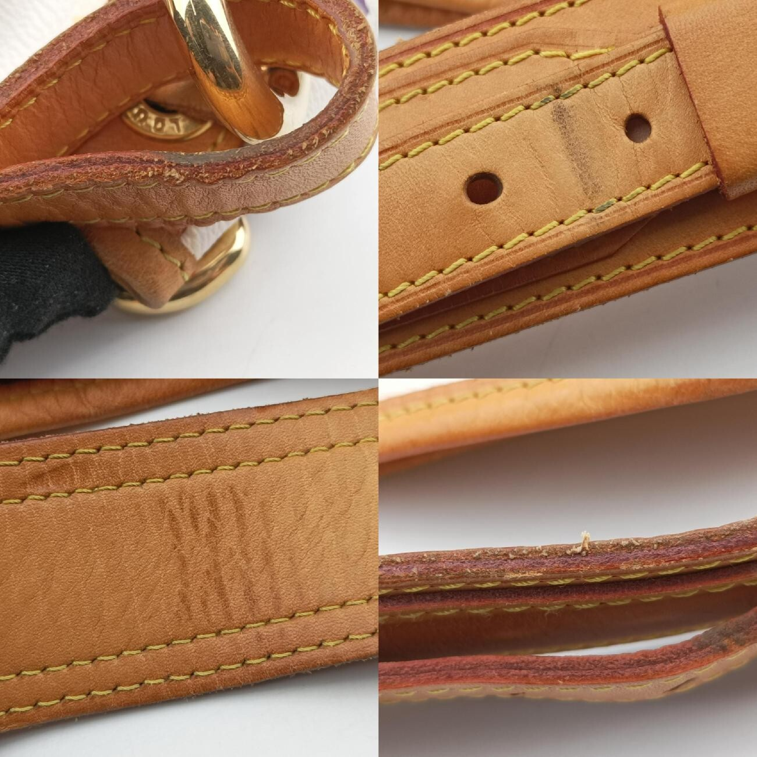 Petit Noé Blanc Monogram Multicolor M42229 (Serial Number Unknown) Shoulder Bag — view 9
