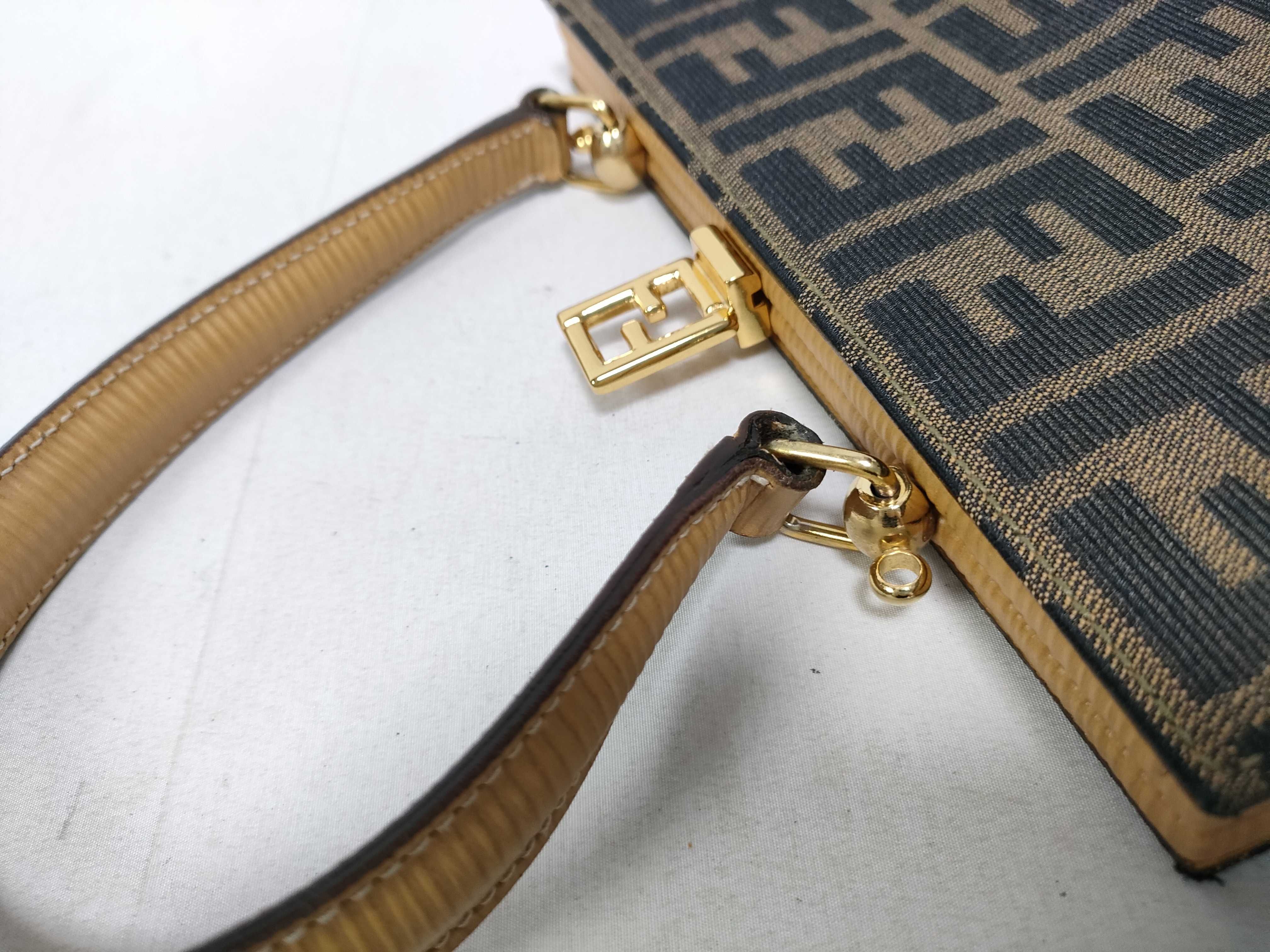 Zucca Top Handle Clasp Handbag — view 7