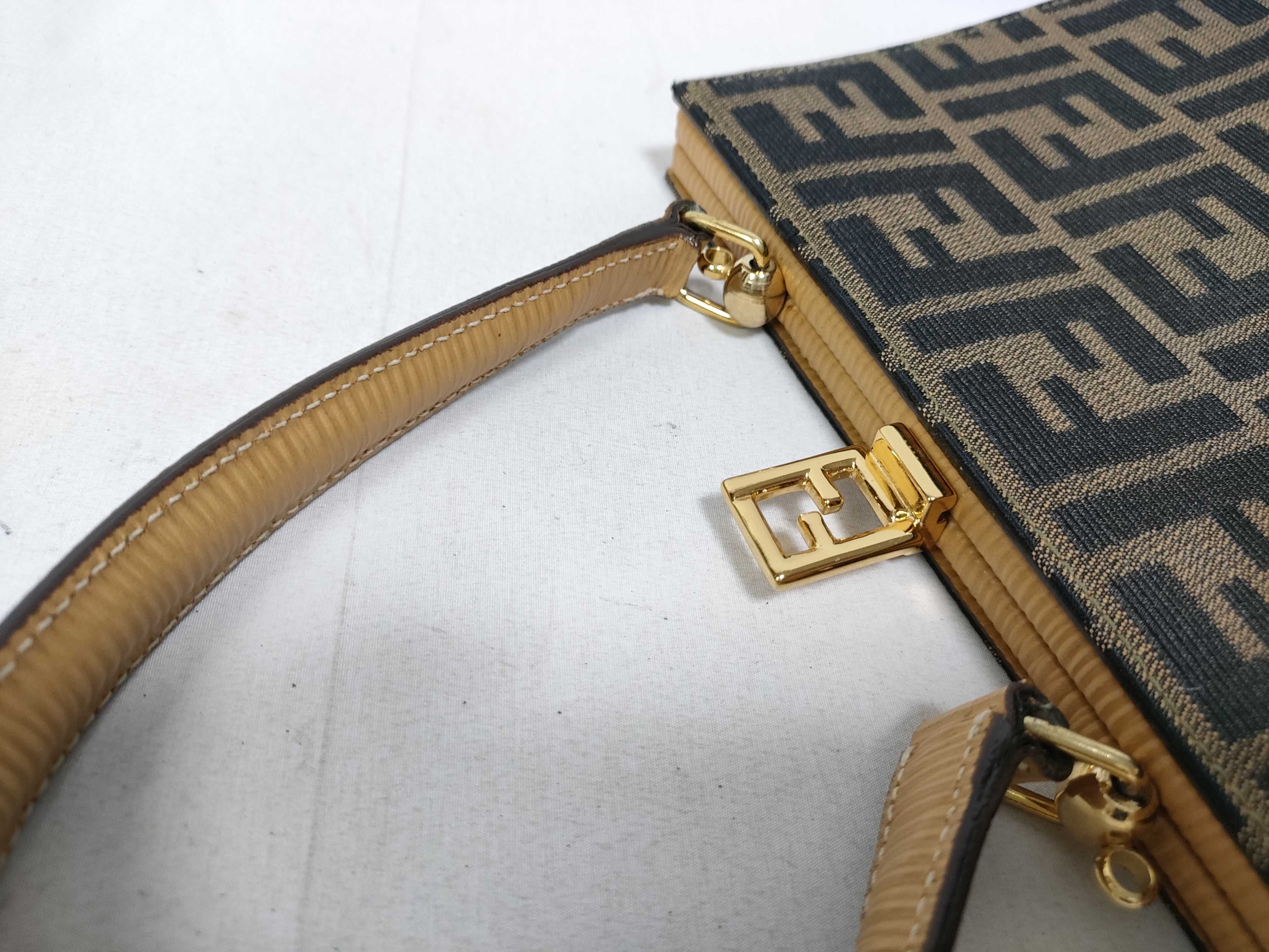 Zucca Top Handle Clasp Handbag — view 8