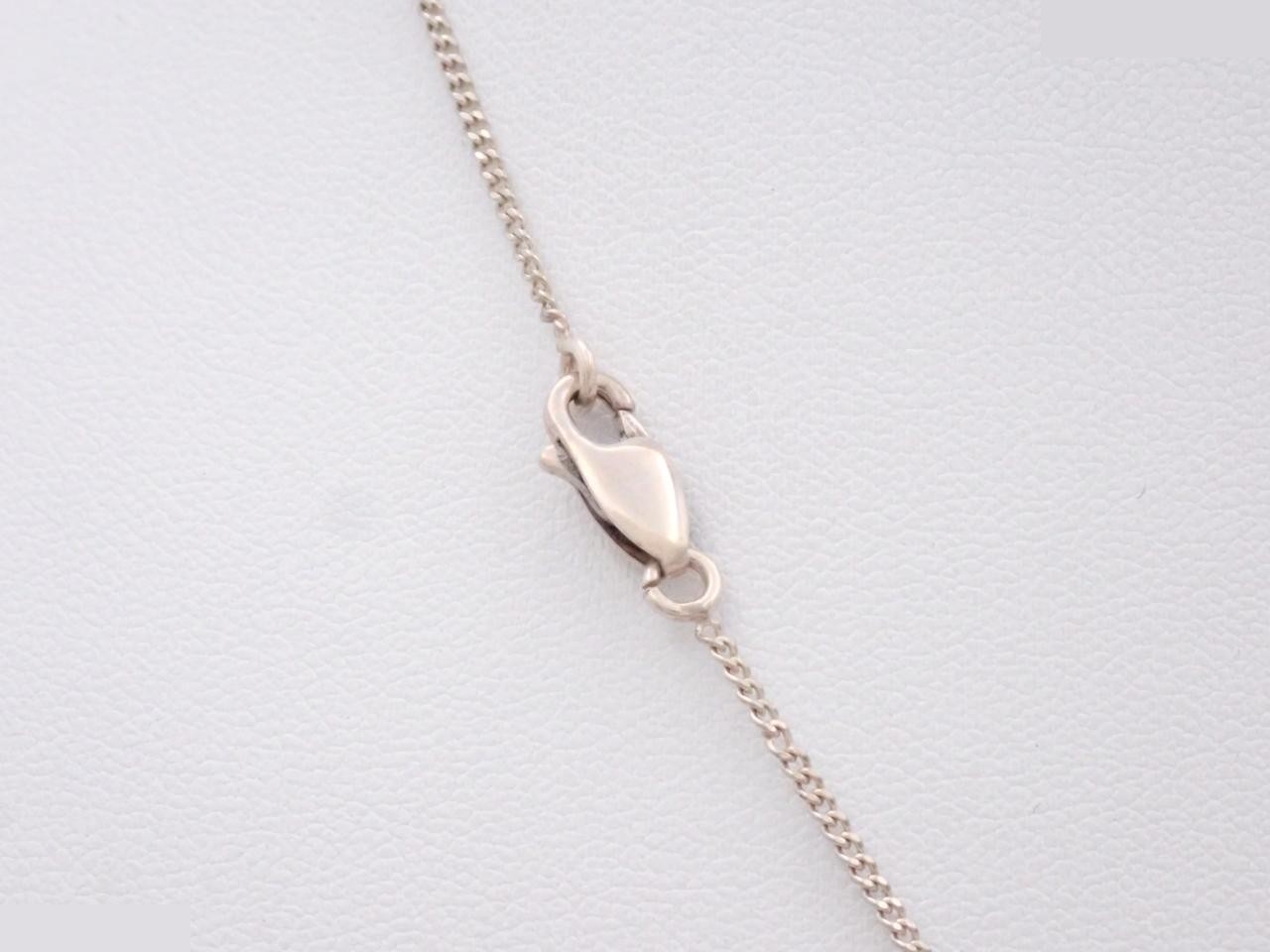Ag925 cross necklace, pendant approximately 1 x 2.8 cm, 7.7 g — view 2