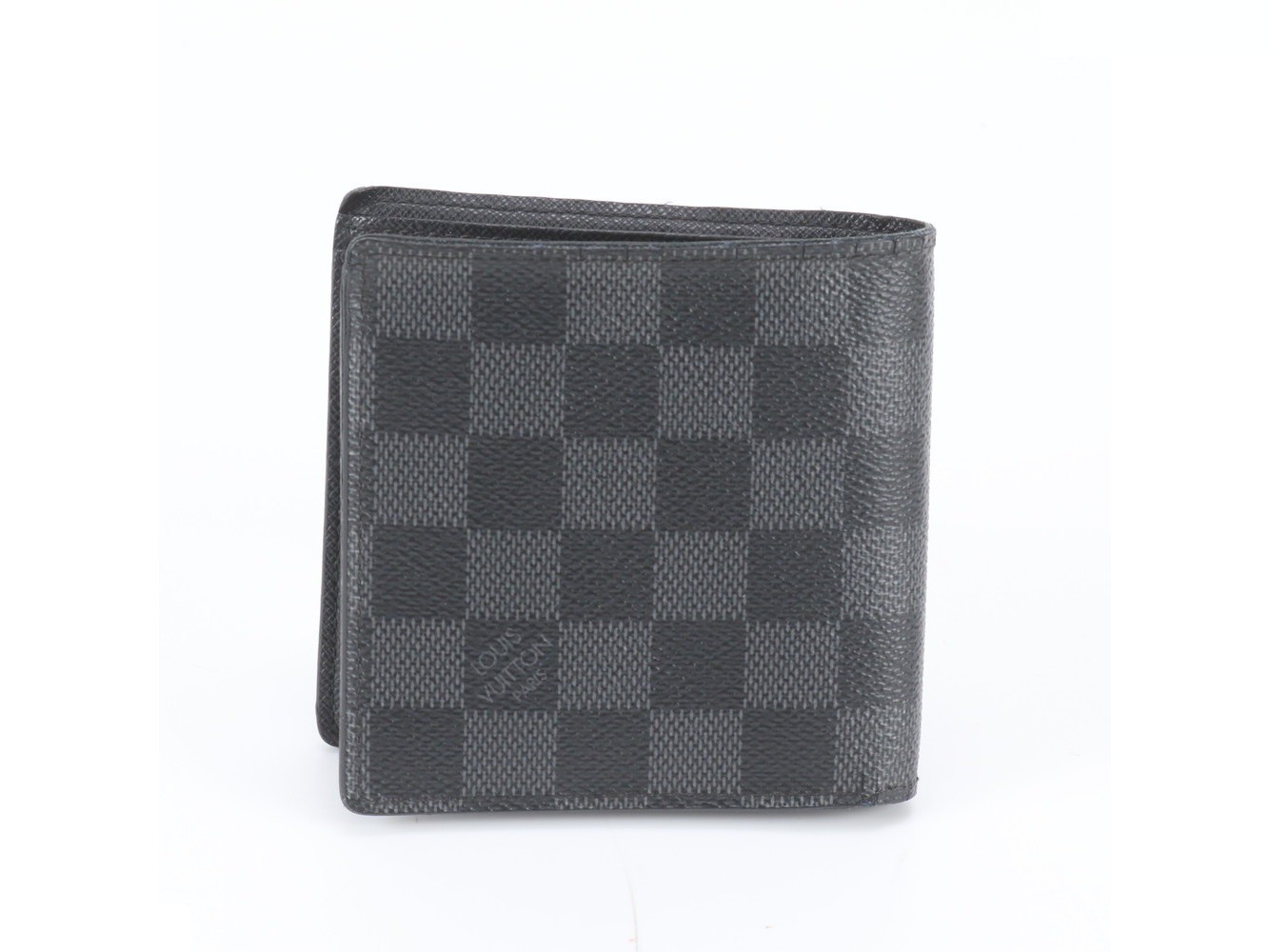 Damier Graphite Portefeuille Marco N62664 Leather Bi-fold Wallet — view 2