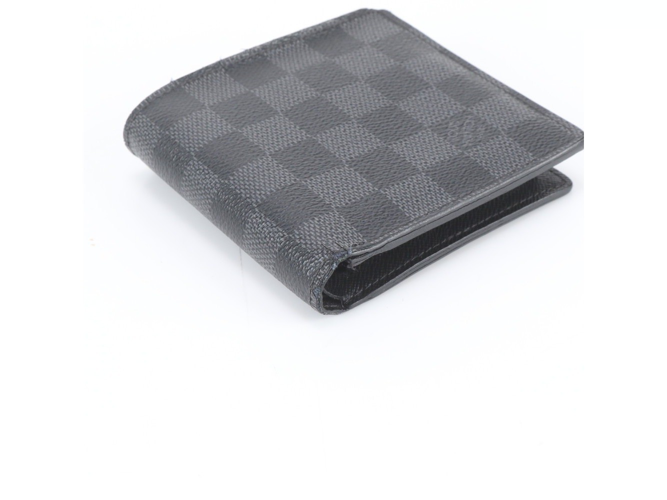 Damier Graphite Portefeuille Marco N62664 Leather Bi-fold Wallet — view 3