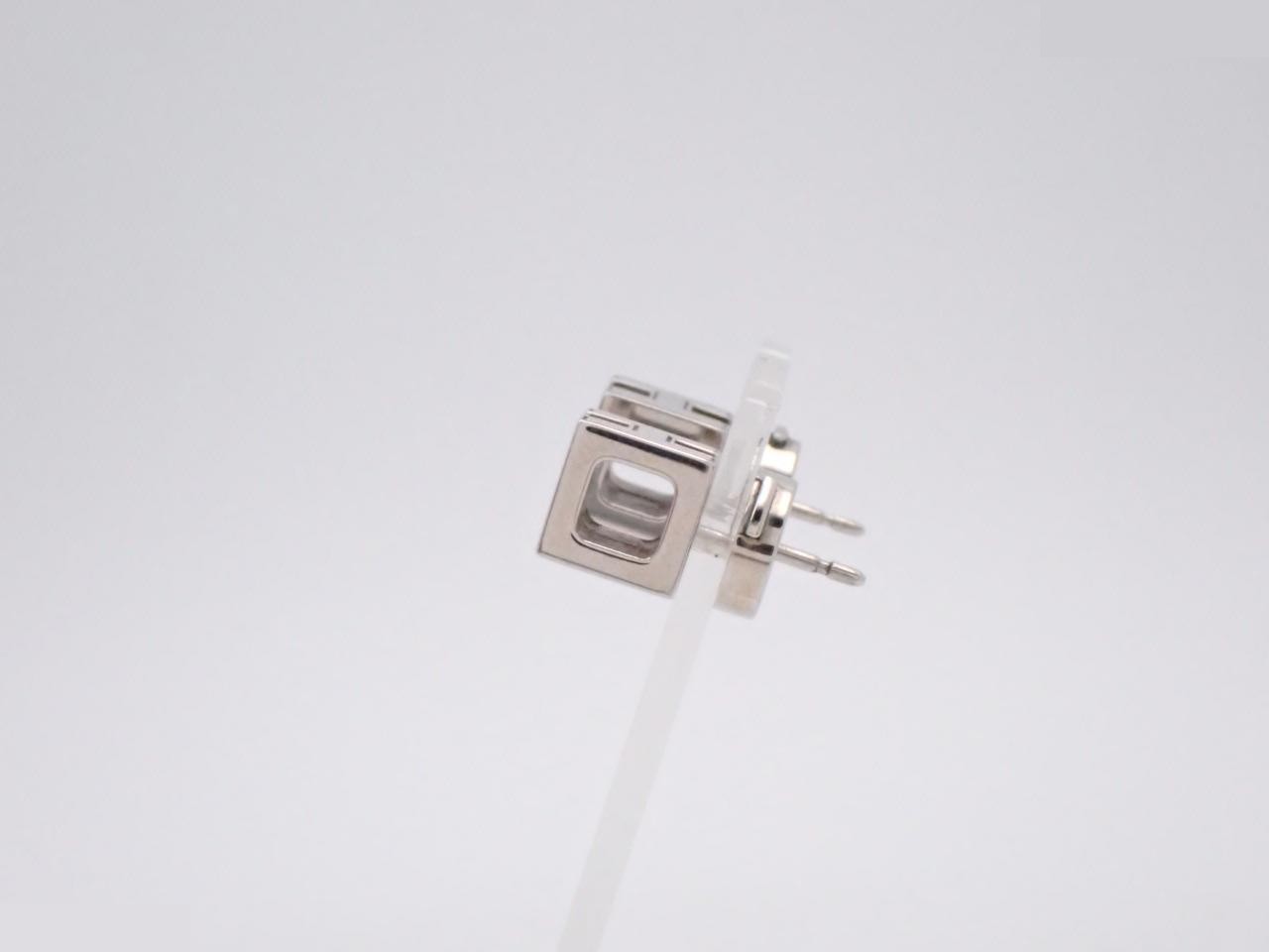 Earrings - Cage d'H - H Cube - Silver — view 3