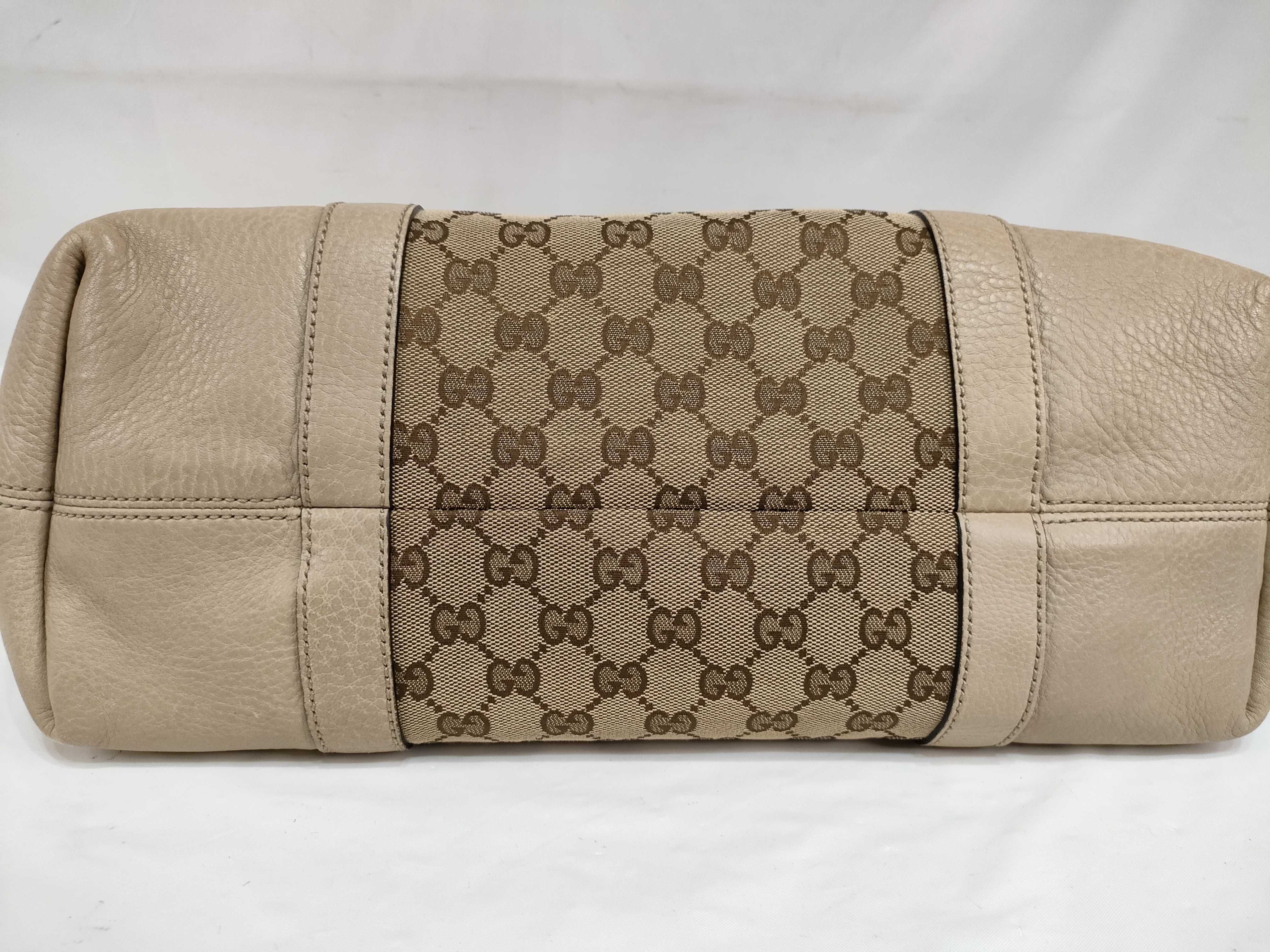 GG Canvas Gucci Miss GG Leather Tote Bag Black 353122 Handbag — view 8