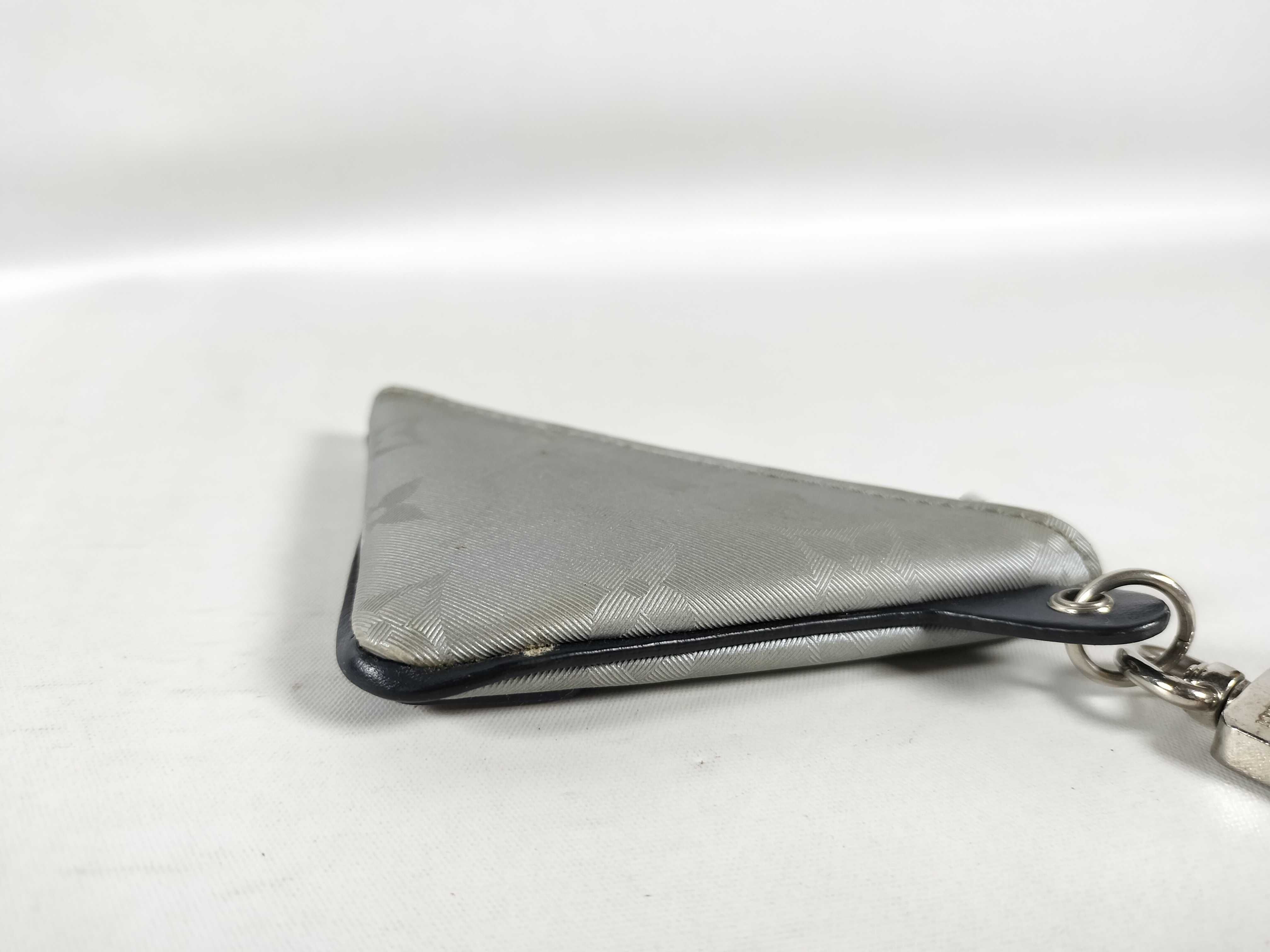 Monogram Satellite Portocre Pouch Silver Satin Campus Key Case/Key Chain (IY8054) Wallet — view 4